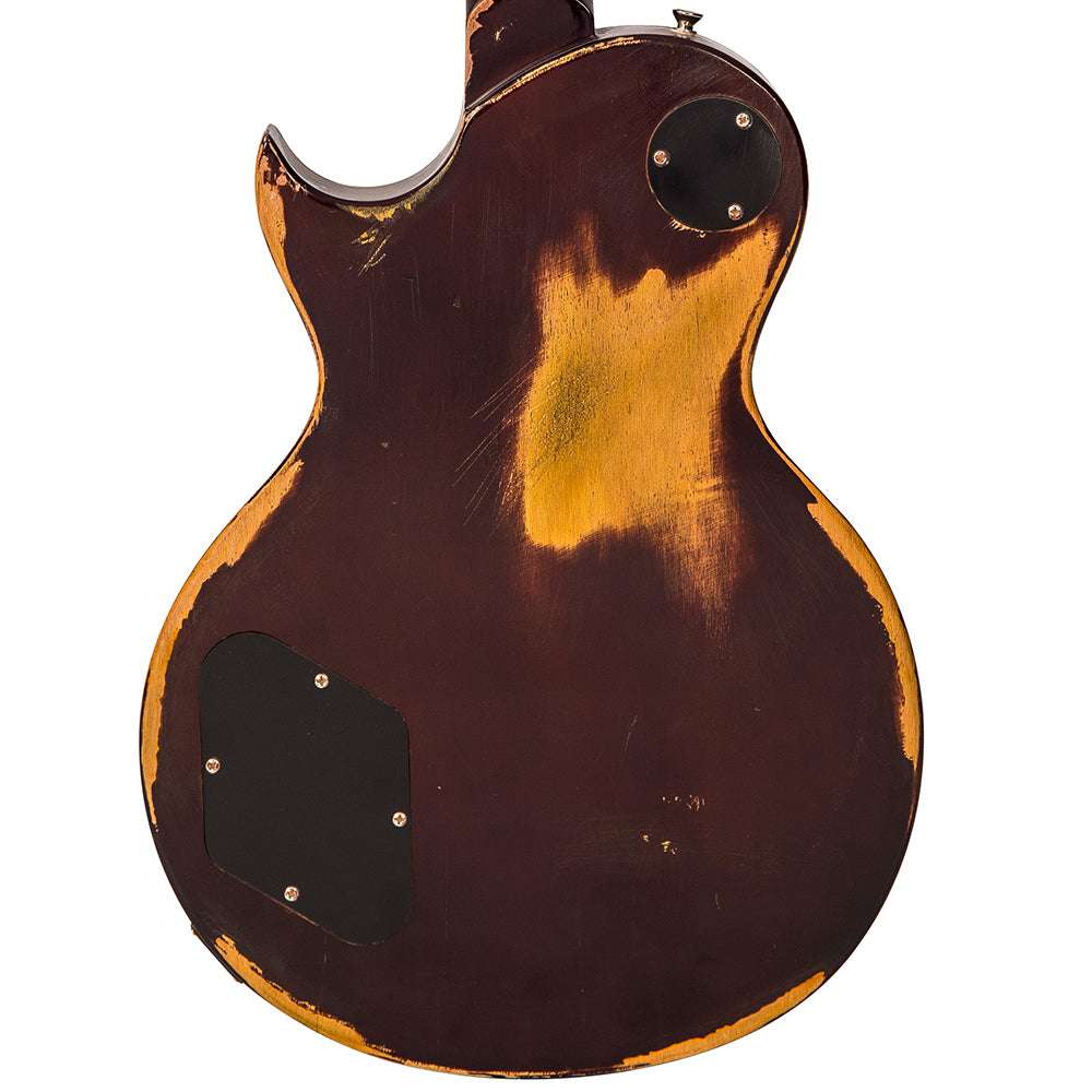 IN BUILD: - Vintage V100 ProShop Unique ~ Tobacco Sunburst, Electric Guitar for sale at Richards Guitars.