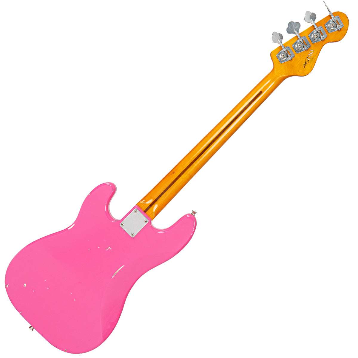 IN BUILD: - Vintage V42 ProShop Custom ~ Distressed Bubblegum Pink, Electric Guitar for sale at Richards Guitars.
