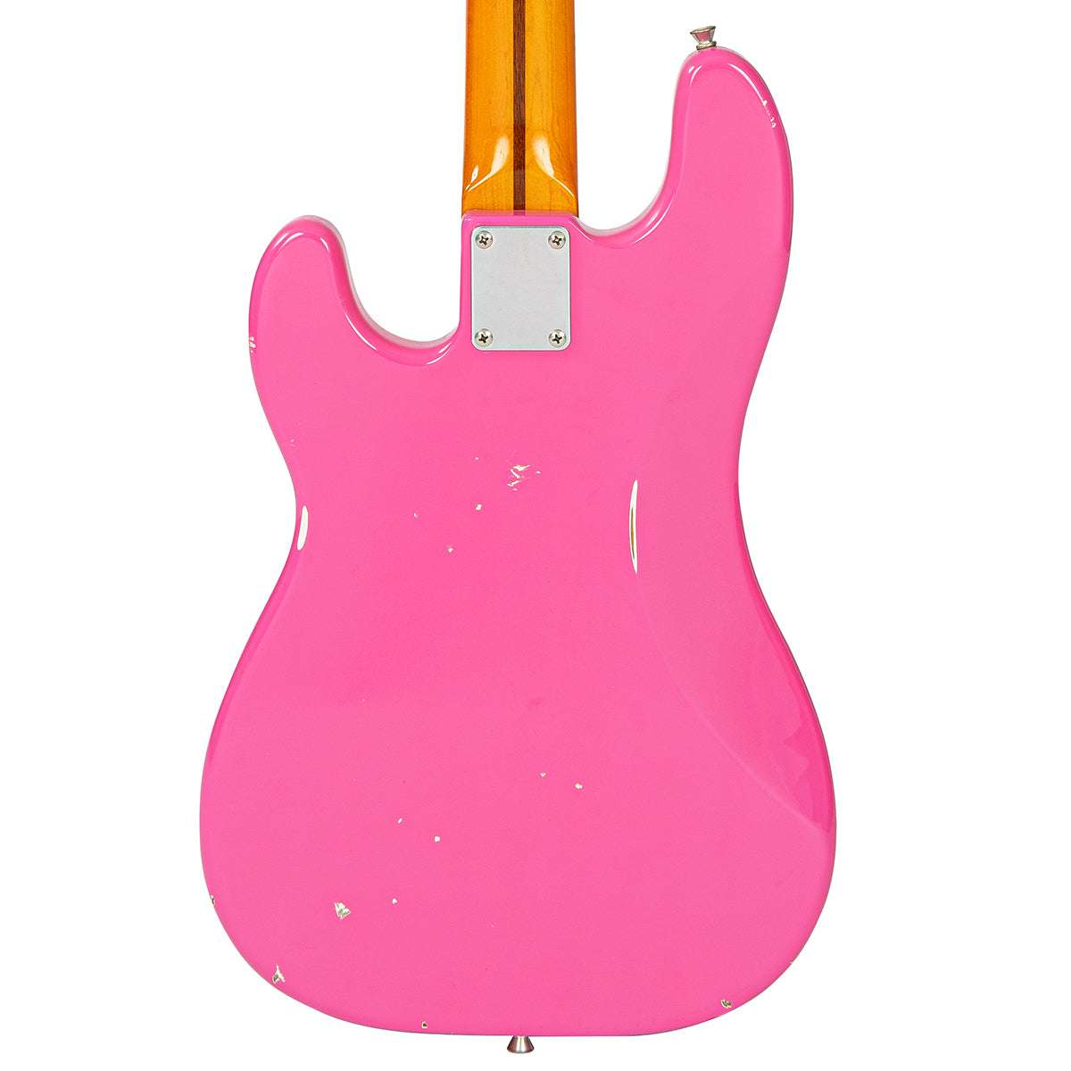 IN BUILD: - Vintage V42 ProShop Custom ~ Distressed Bubblegum Pink, Electric Guitar for sale at Richards Guitars.