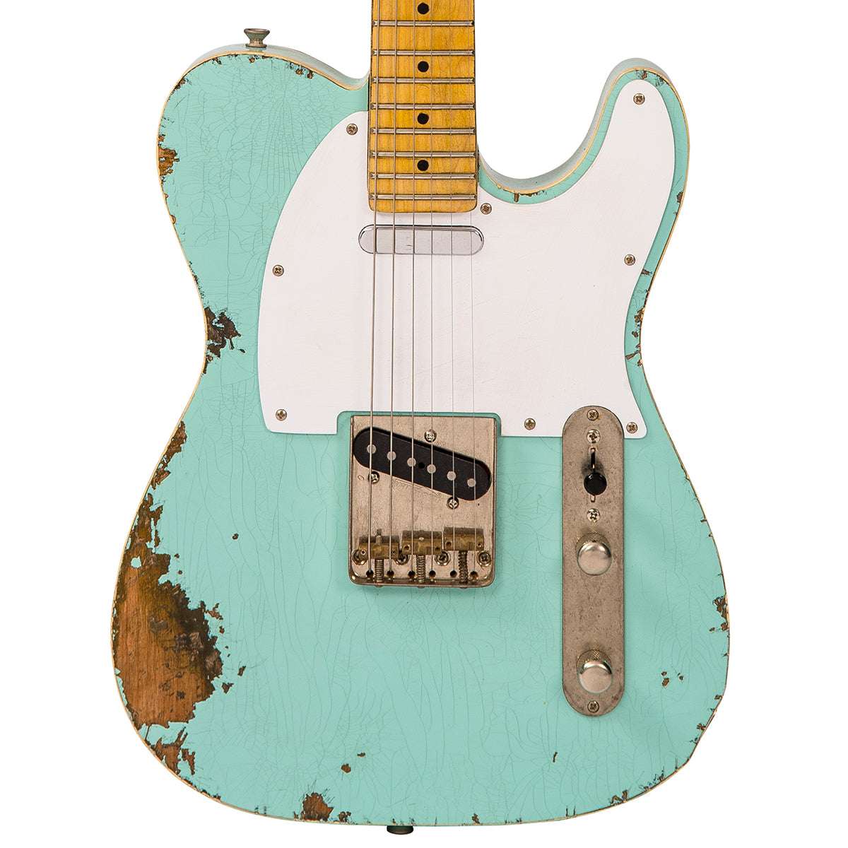 IN BUILD: - Vintage V59 ProShop Unique ~ Stripped Tobacco Blueburst, Electric Guitar for sale at Richards Guitars.