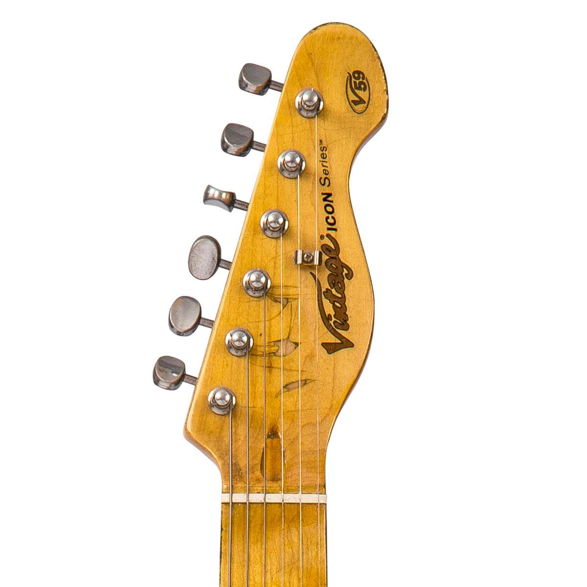IN BUILD: - Vintage V59 ProShop Unique ~ Stripped Tobacco Blueburst, Electric Guitar for sale at Richards Guitars.