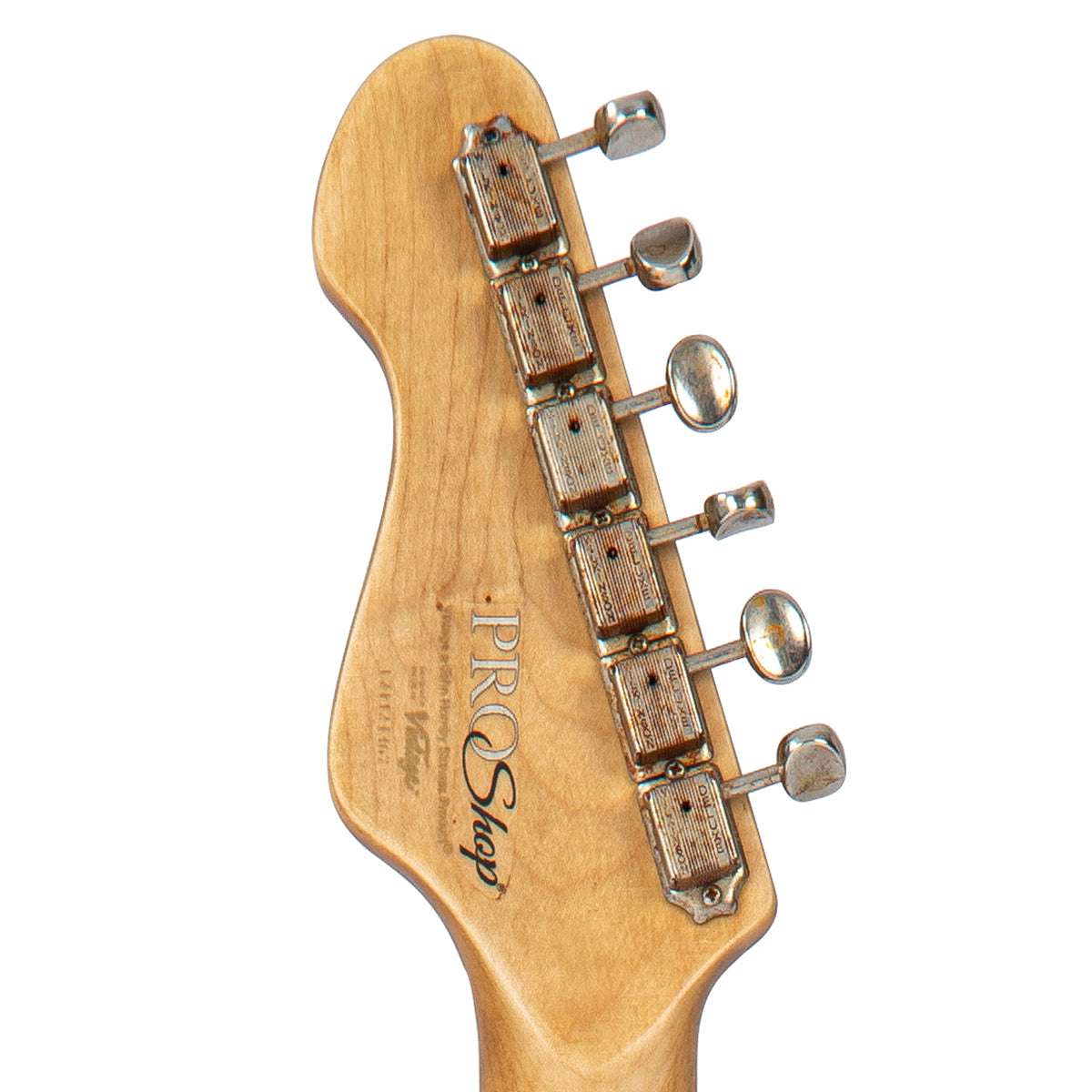IN BUILD: - Vintage V6 ProShop Custom-Build ~ Lightly Distressed/ Matt Candy Apple Red, Electric Guitar for sale at Richards Guitars.