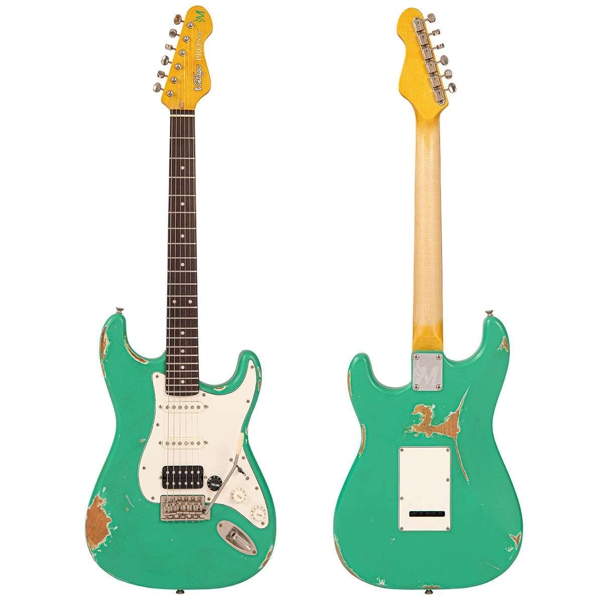 IN BUILD: - Vintage V6 ProShop Custom Build ~ Relic Ventura Ming Green, Electric Guitar for sale at Richards Guitars.