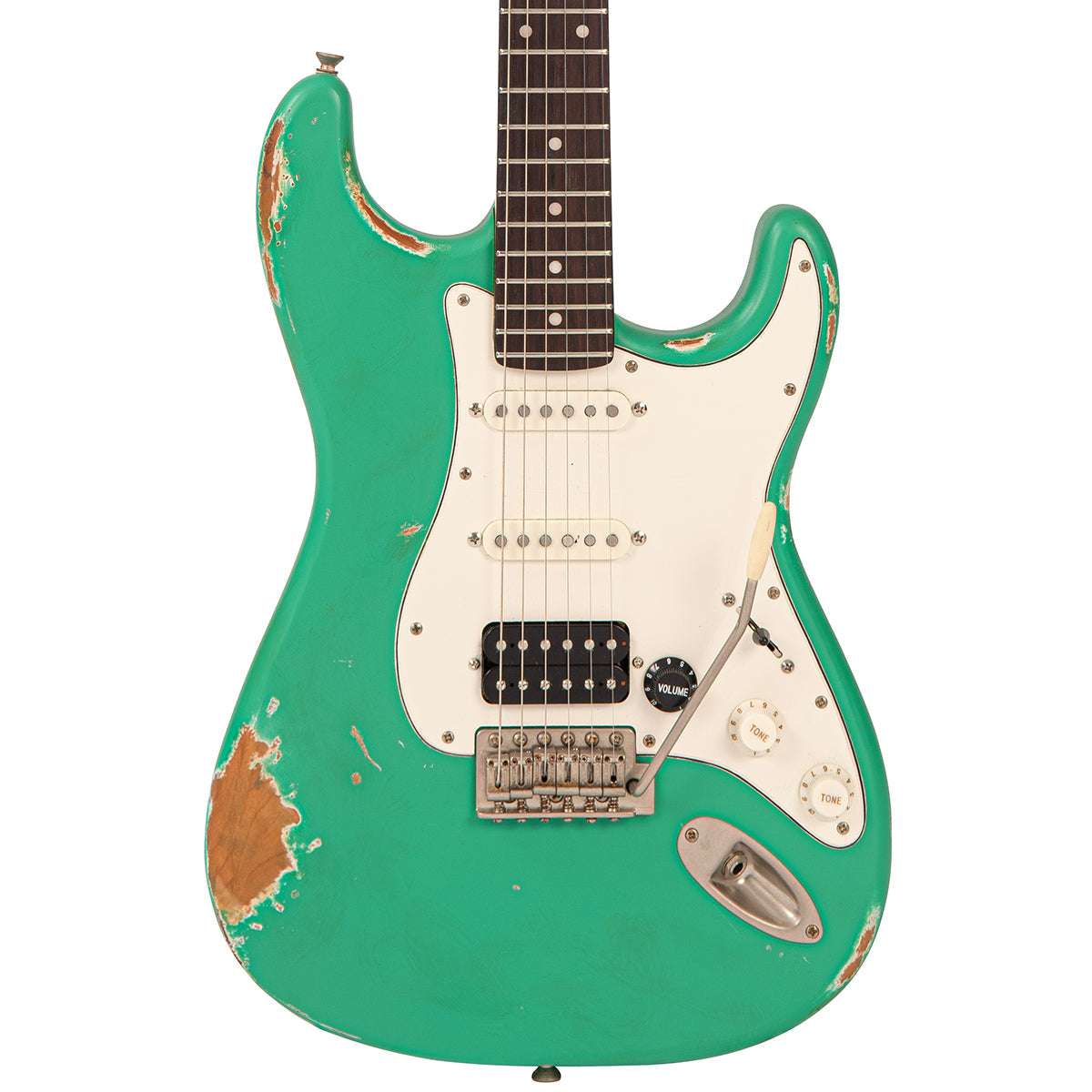 IN BUILD: - Vintage V6 ProShop Custom Build ~ Relic Ventura Ming Green, Electric Guitar for sale at Richards Guitars.