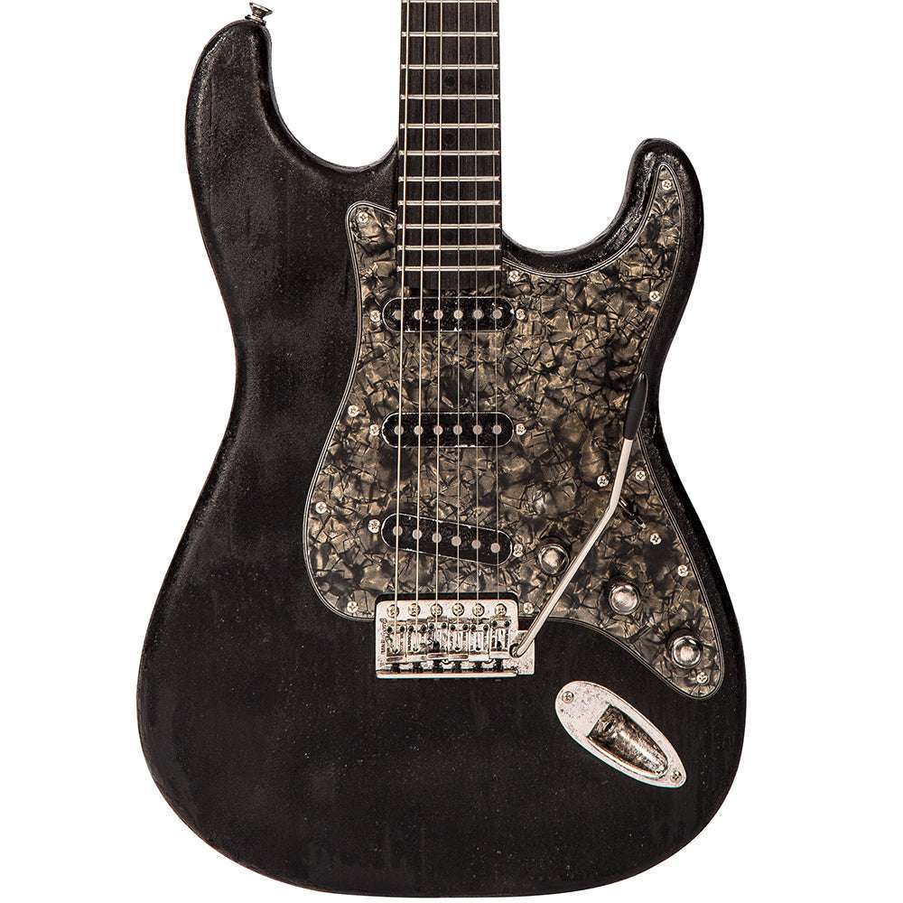 IN BUILD: - Vintage V6 ProShop Unique ~ Boulevard Black Fire, Electric Guitar for sale at Richards Guitars.