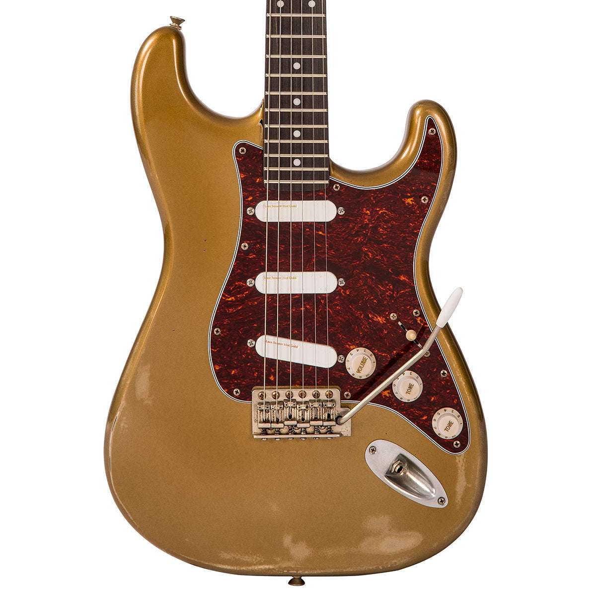 IN BUILD: – Vintage V6 ProShop Unique ~ Gold, Electric Guitar for sale at Richards Guitars.