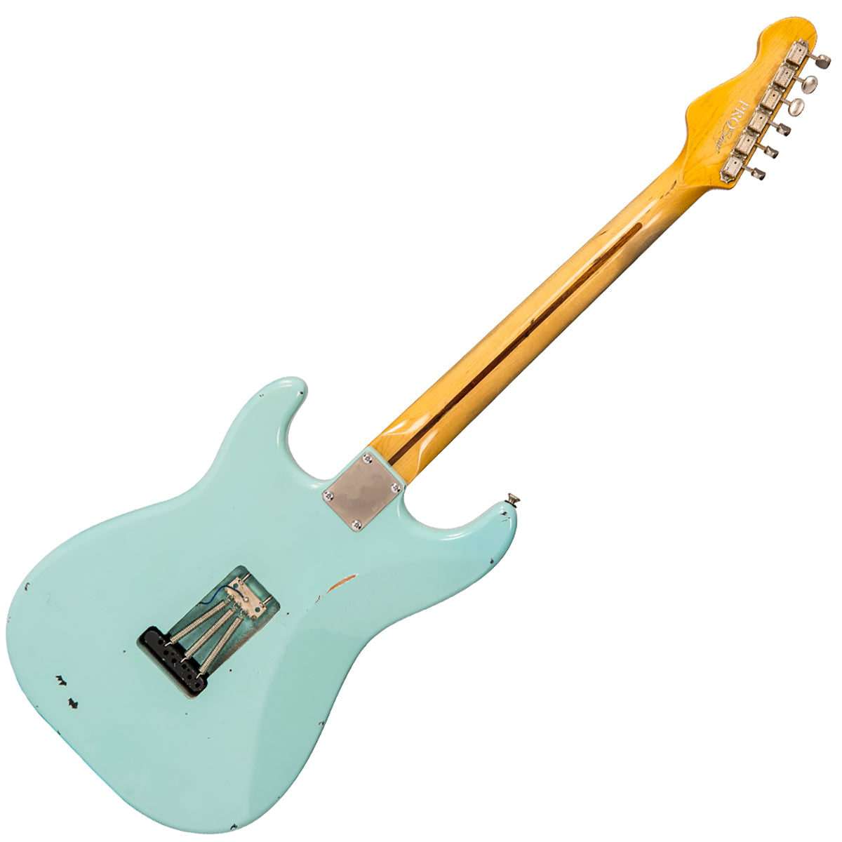 IN BUILD: ~ Vintage V6 ProShop Unique ~ Sonic Blue, Electric Guitar for sale at Richards Guitars.