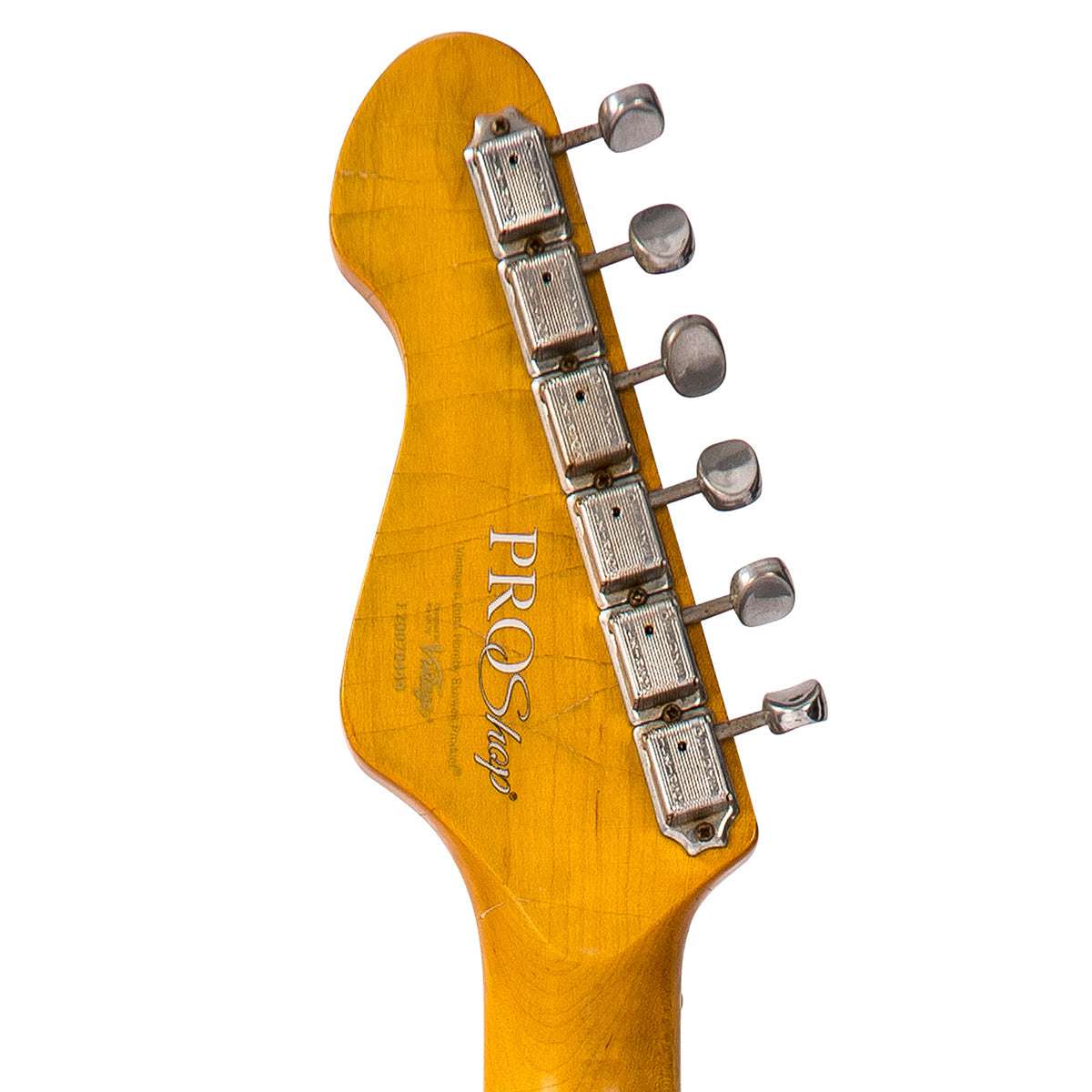 IN BUILD: - Vintage V6 ProShop Unique ~ Sunset Sunburst, Electric Guitar for sale at Richards Guitars.