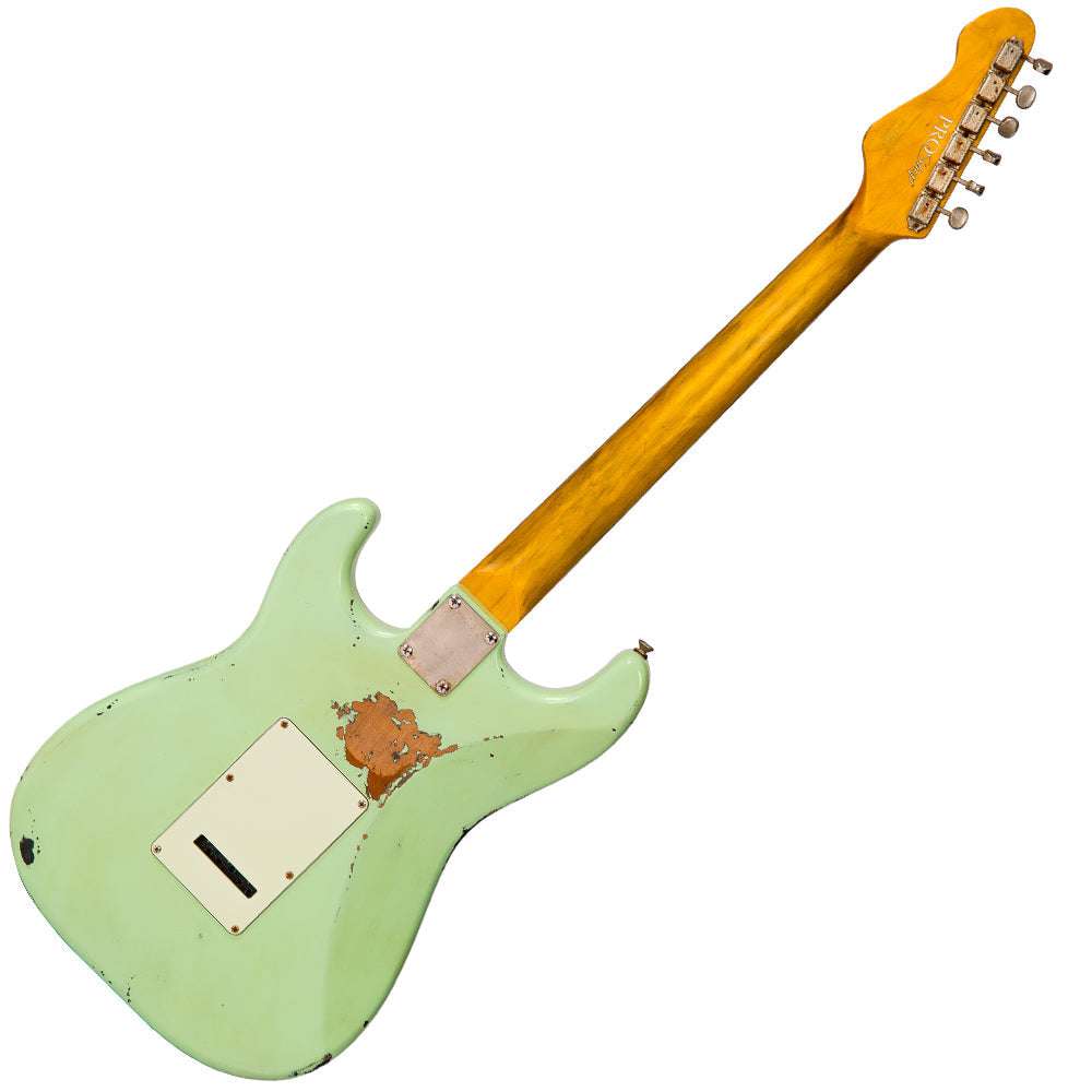 IN BUILD: - Vintage V6 ProShop Unique ~ Surf Green, Electric Guitar for sale at Richards Guitars.