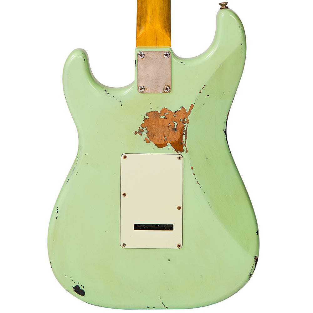 IN BUILD: - Vintage V6 ProShop Unique ~ Surf Green, Electric Guitar for sale at Richards Guitars.