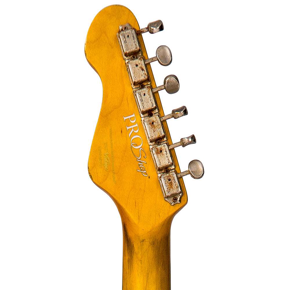 IN BUILD: - Vintage V6 ProShop Unique ~ Surf Green, Electric Guitar for sale at Richards Guitars.