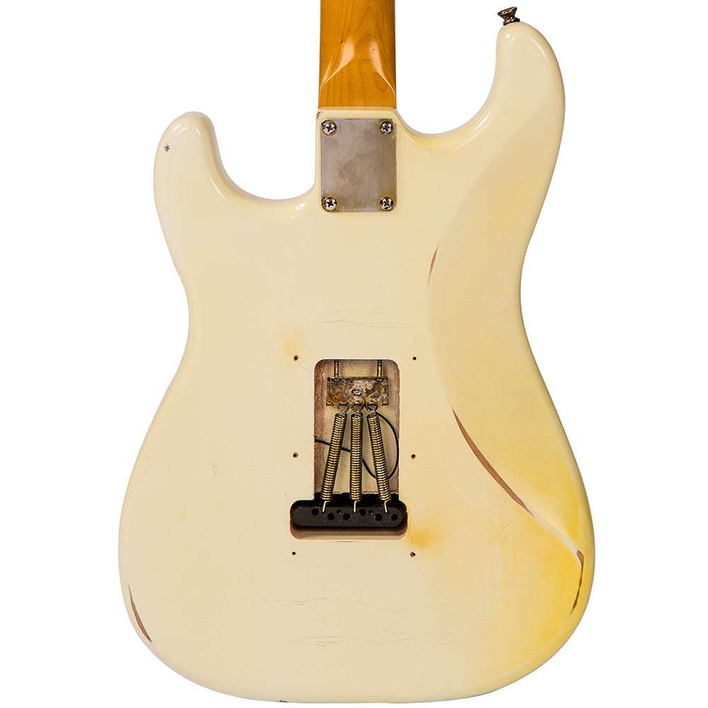 IN BUILD: - Vintage V6 ProShop Unique ~ Vintage White, Electric Guitar for sale at Richards Guitars.