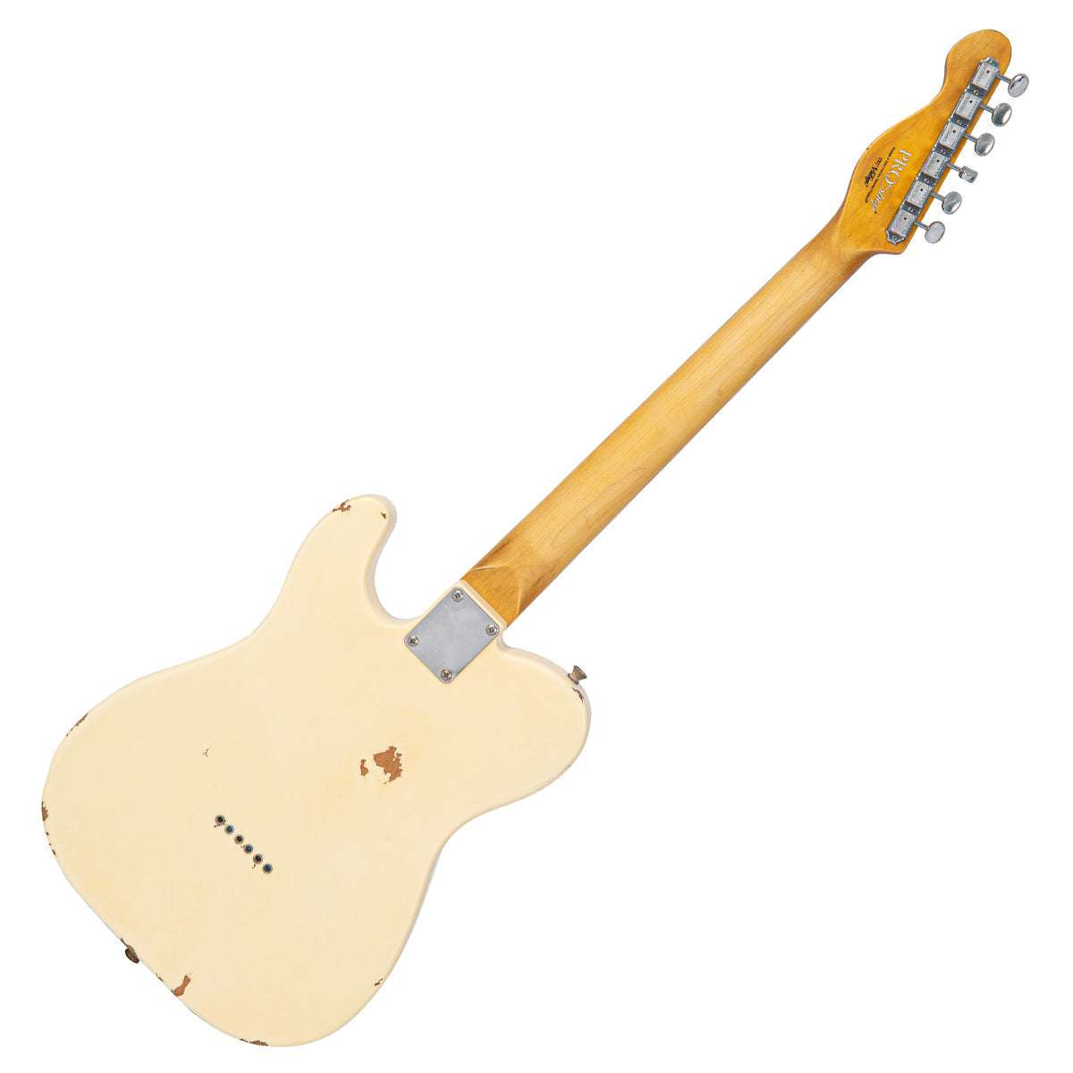 IN BUILD: - Vintage V62 ProShop Custom Build ~ Vintage White, Electric Guitar for sale at Richards Guitars.