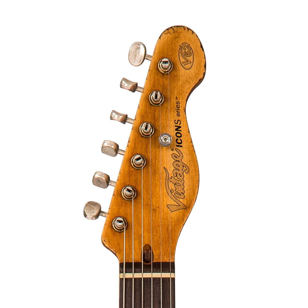 IN BUILD: - Vintage V62 ProShop Unique ~ Blonde Heavy Relic, Electric Guitar for sale at Richards Guitars.