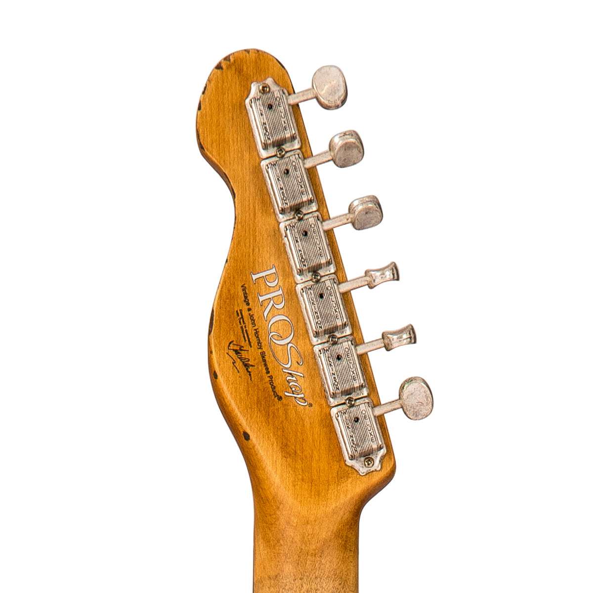 IN BUILD: - Vintage V62 ProShop Unique ~ Blonde Heavy Relic, Electric Guitar for sale at Richards Guitars.