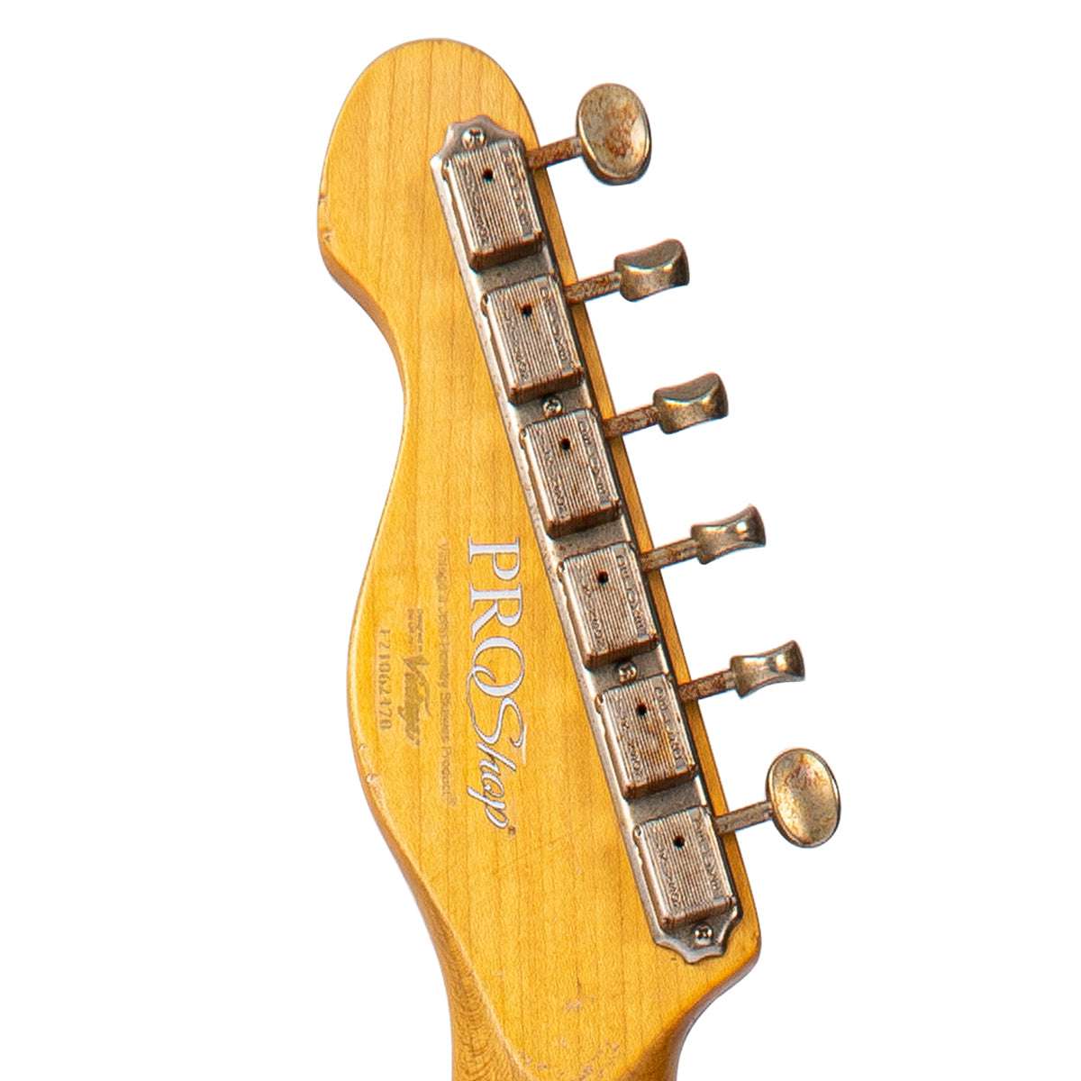IN BUILD: - Vintage V62 ProShop Unique ~ Blue Sparkle, Electric Guitar for sale at Richards Guitars.