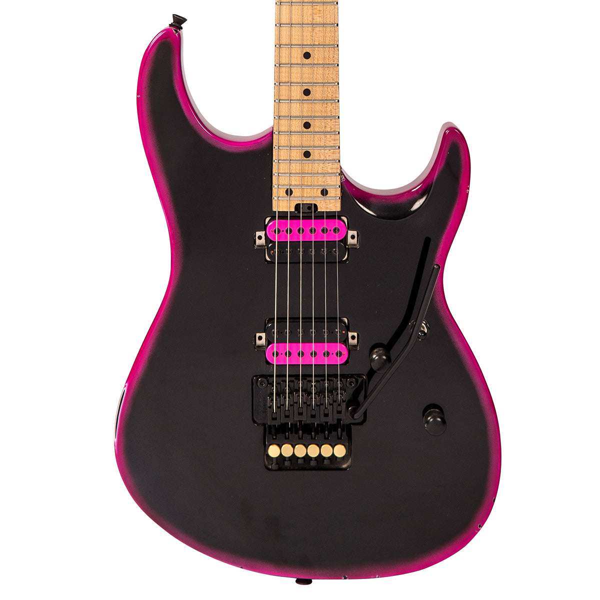 IN BUILD: - Vintage V624 ProShop Unique ~ Raw Knuckle Pink, Electric Guitar for sale at Richards Guitars.