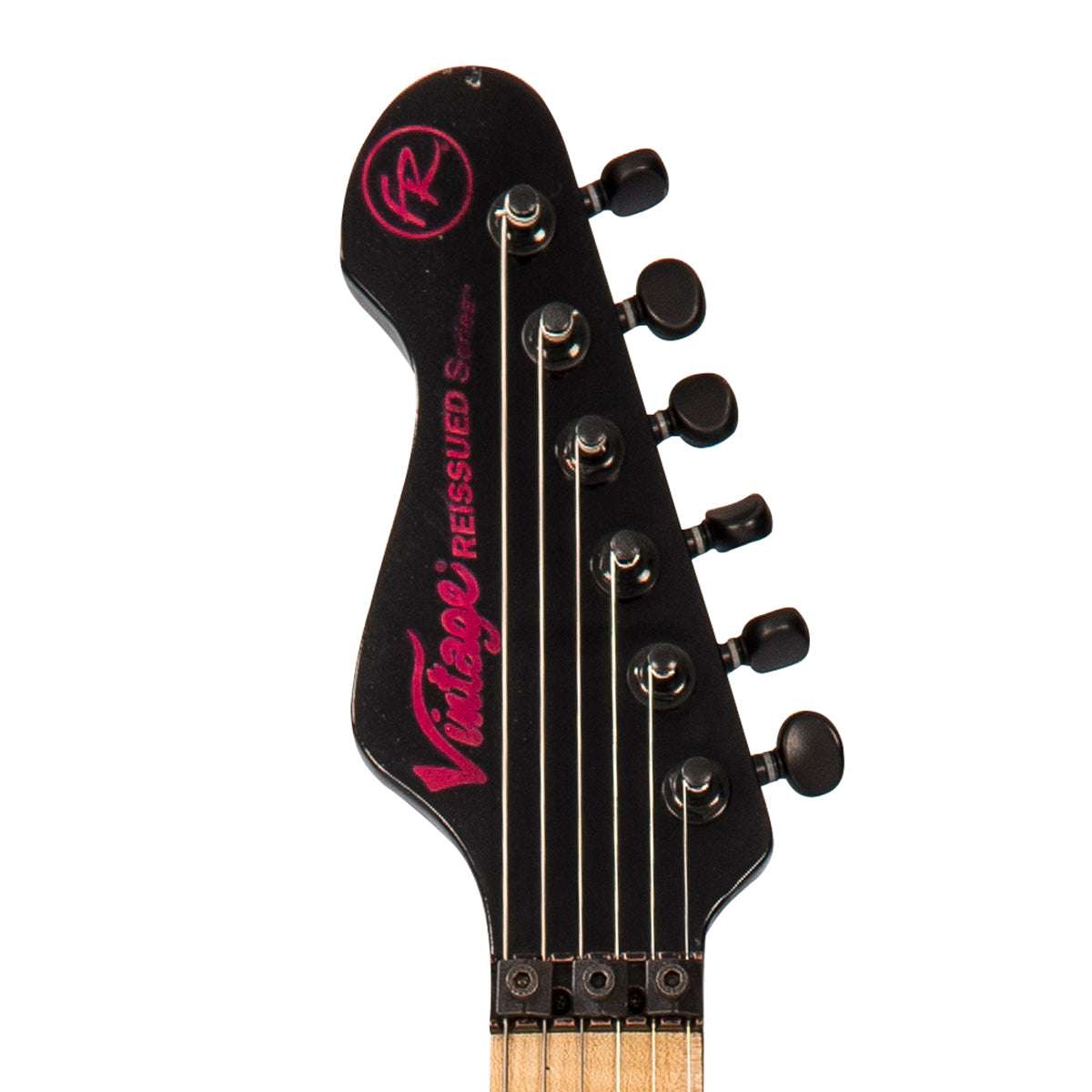 IN BUILD: - Vintage V624 ProShop Unique ~ Raw Knuckle Pink, Electric Guitar for sale at Richards Guitars.