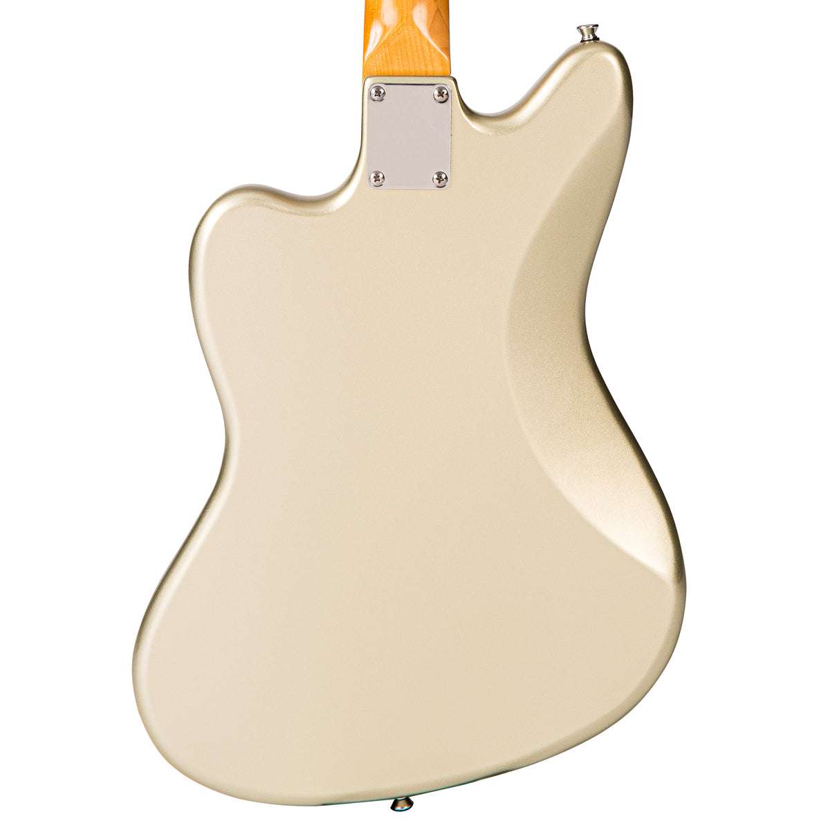 IN BUILD: - Vintage V65 ProShop Unique ~ Inca Silver Metallic, Electric Guitar for sale at Richards Guitars.