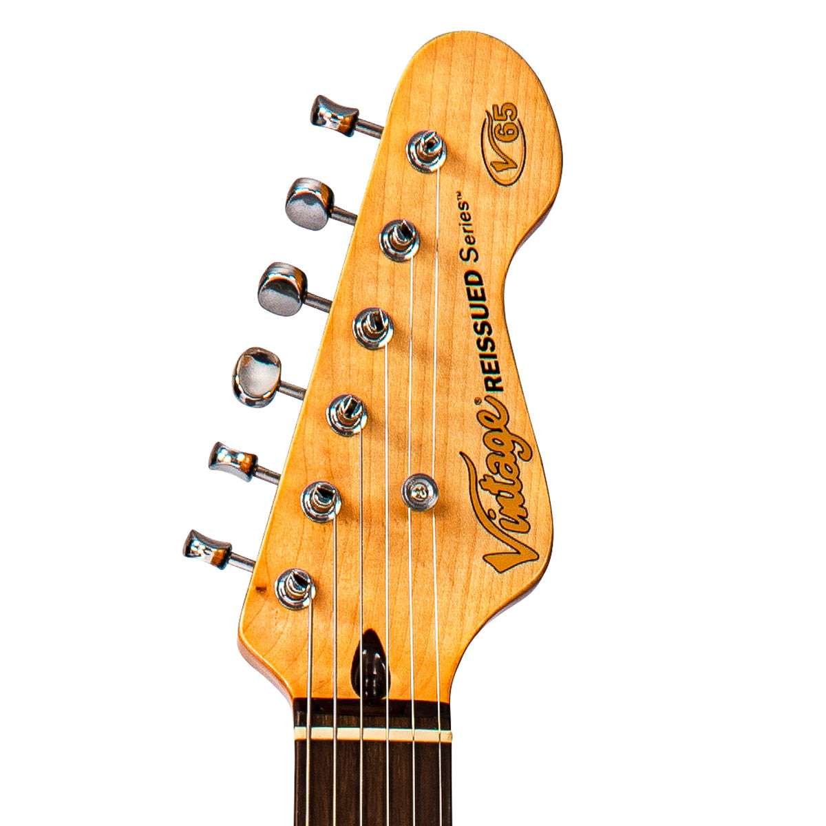 IN BUILD: - Vintage V65 ProShop Unique ~ Inca Silver Metallic, Electric Guitar for sale at Richards Guitars.