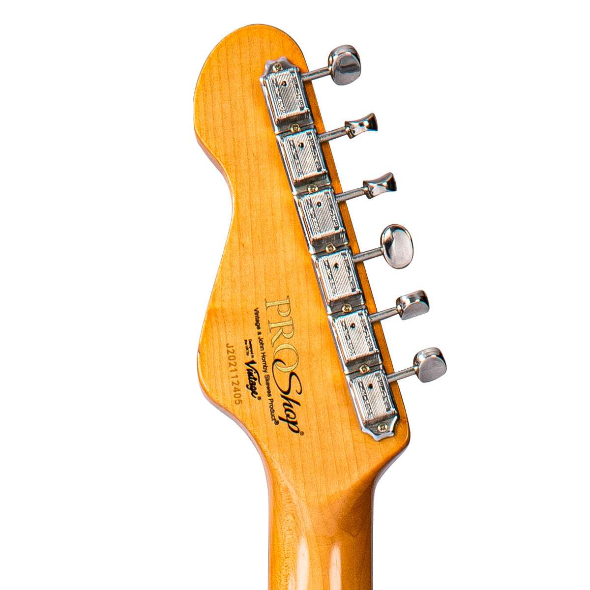 IN BUILD: - Vintage V65 ProShop Unique ~ Inca Silver Metallic, Electric Guitar for sale at Richards Guitars.