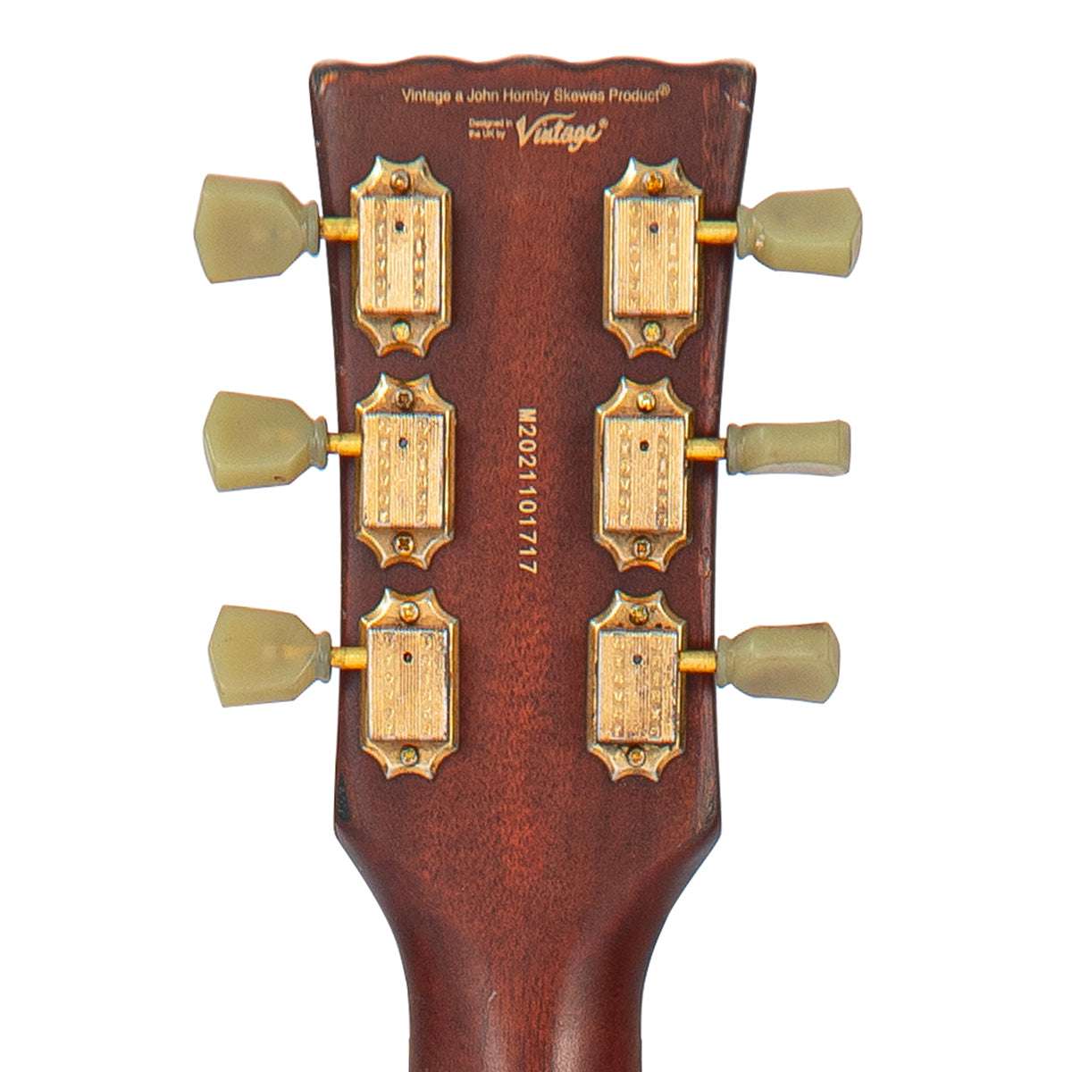 IN BUILD: - Vintage VS6 ProShop Custom-Build ~ Heavy Relic Mahogany, Electric Guitar for sale at Richards Guitars.