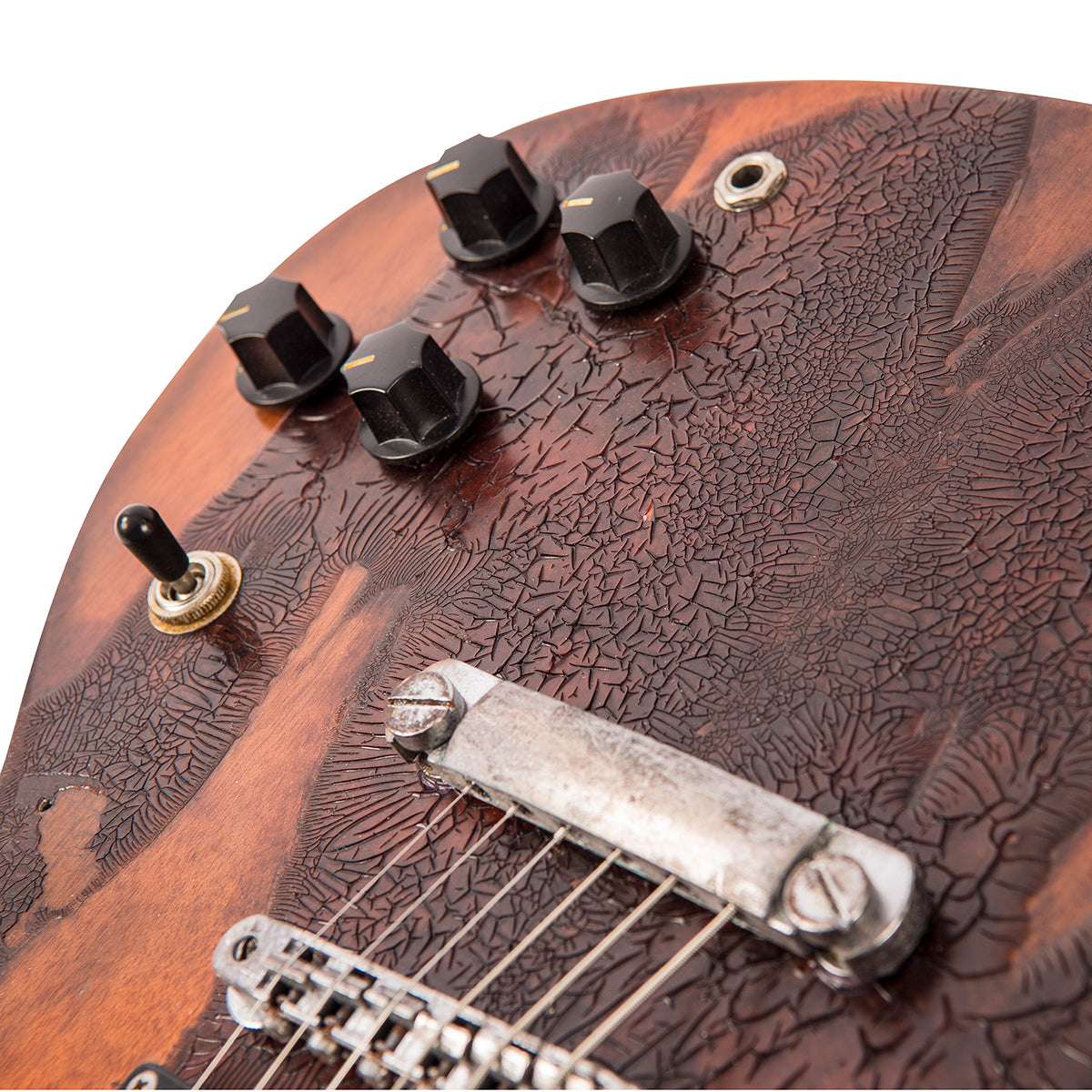 IN BUILD: - Vintage VS6 ProShop Unique ~ Burnt Mahogany, Electric Guitar for sale at Richards Guitars.
