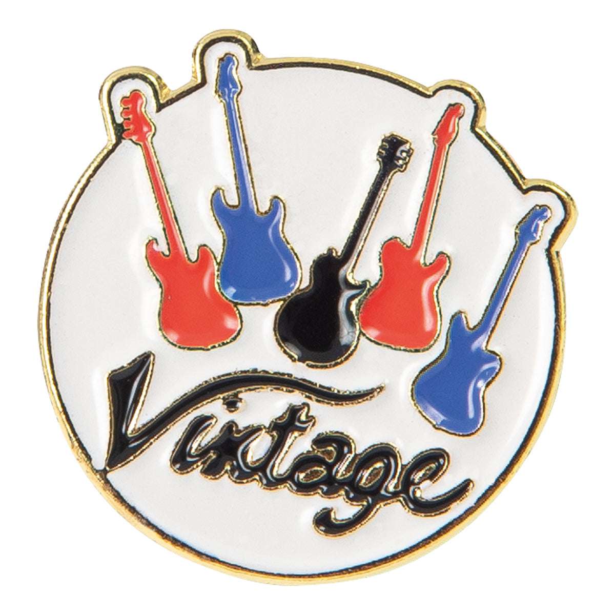 Vintage Enamel Badge, Merch for sale at Richards Guitars.