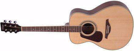 Vintage* LH-V300 Left Handed Acoustic Guitar, Acoustic Guitar for sale at Richards Guitars.