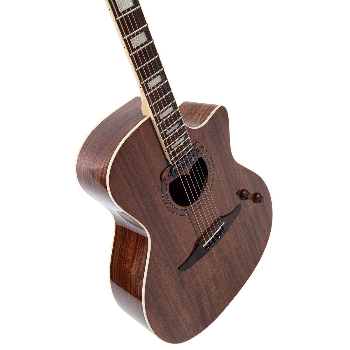 Vintage REVO ELEKTRA ~ Acacia Silk VRE900AC, Electro Acoustic Guitar for sale at Richards Guitars.