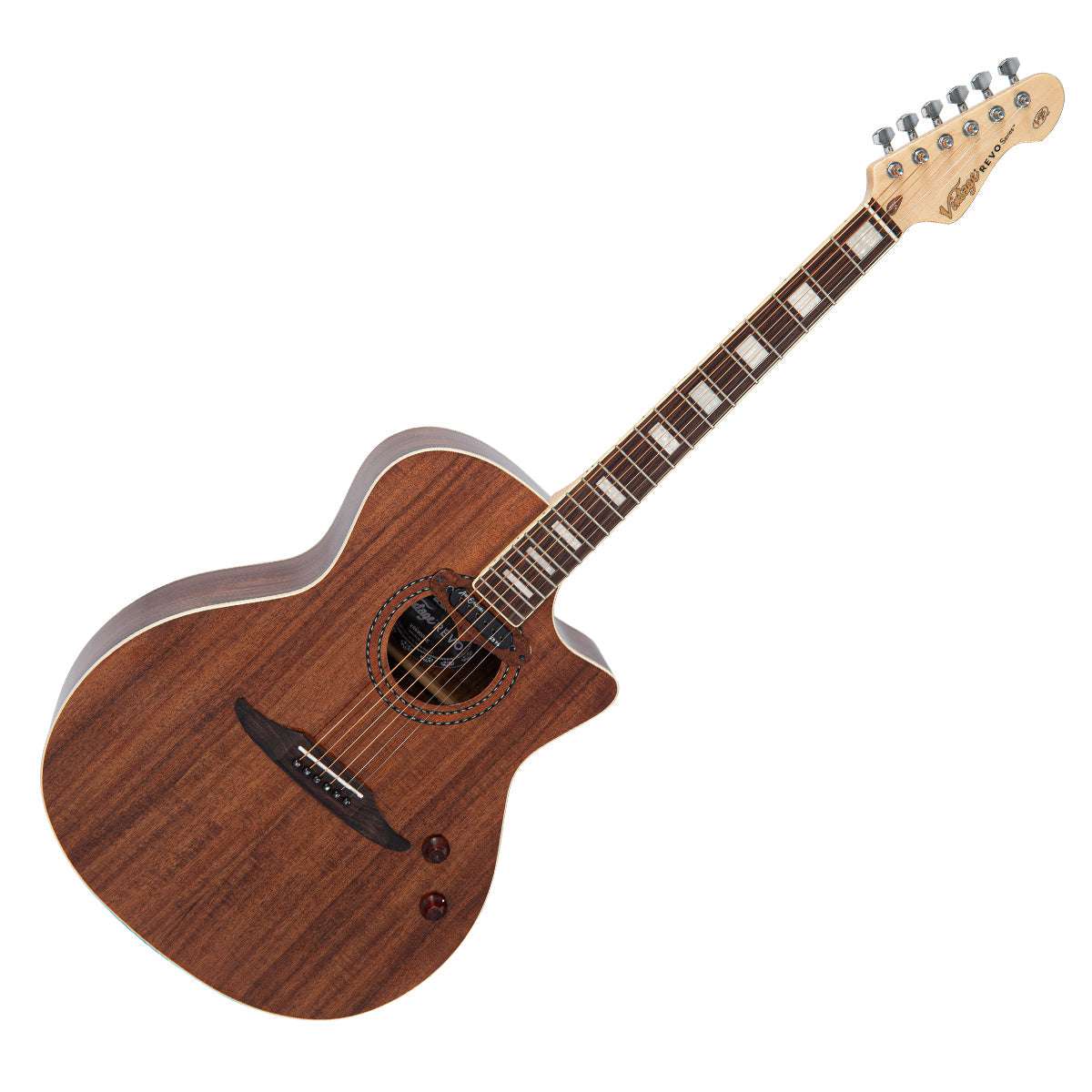 Chitarra elettroacustica vintage REVO ELEKTRA ~ Acacia Silk, in vendita presso Richards Guitars.