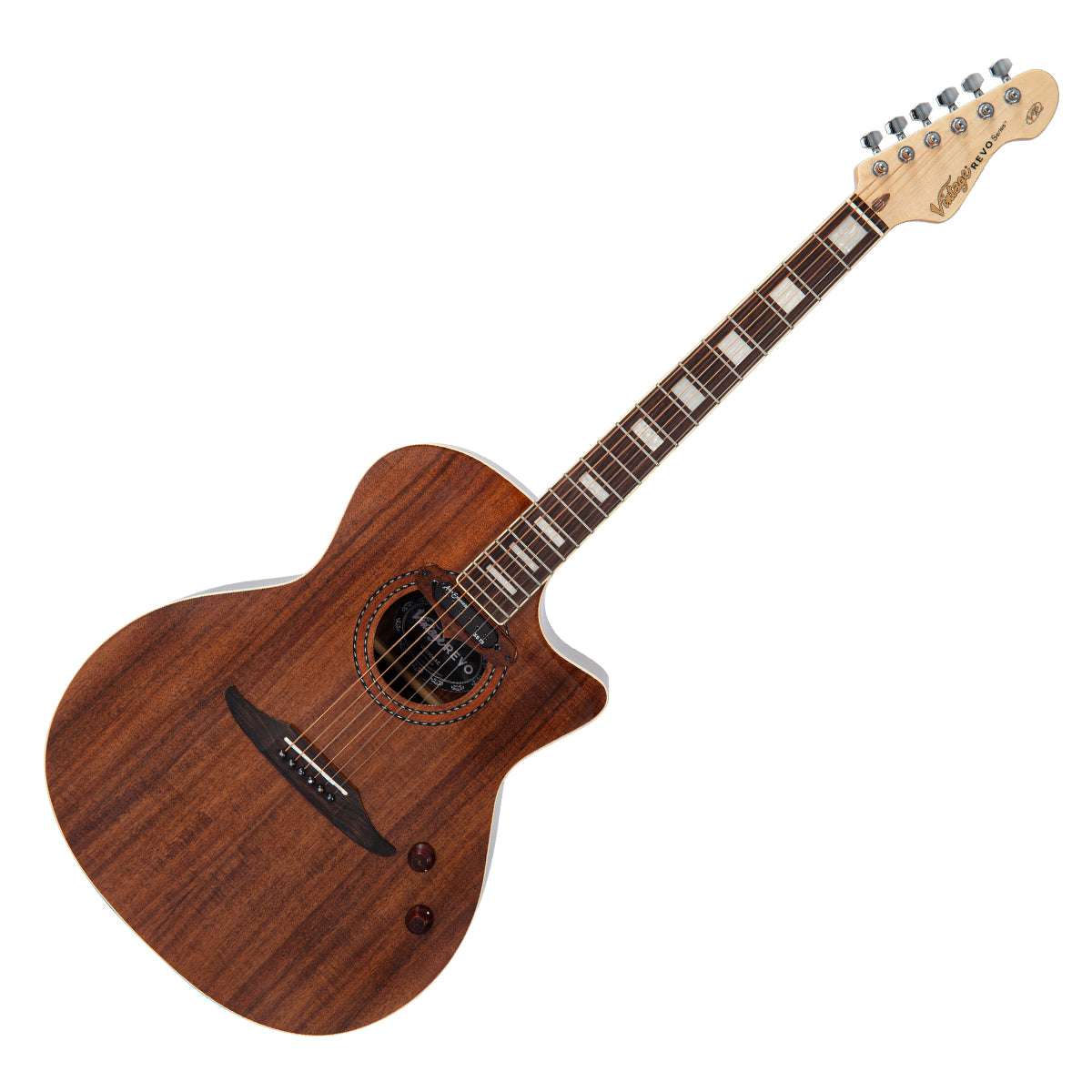 Chitarra elettroacustica vintage REVO ELEKTRA ~ Acacia Silk, in vendita presso Richards Guitars.