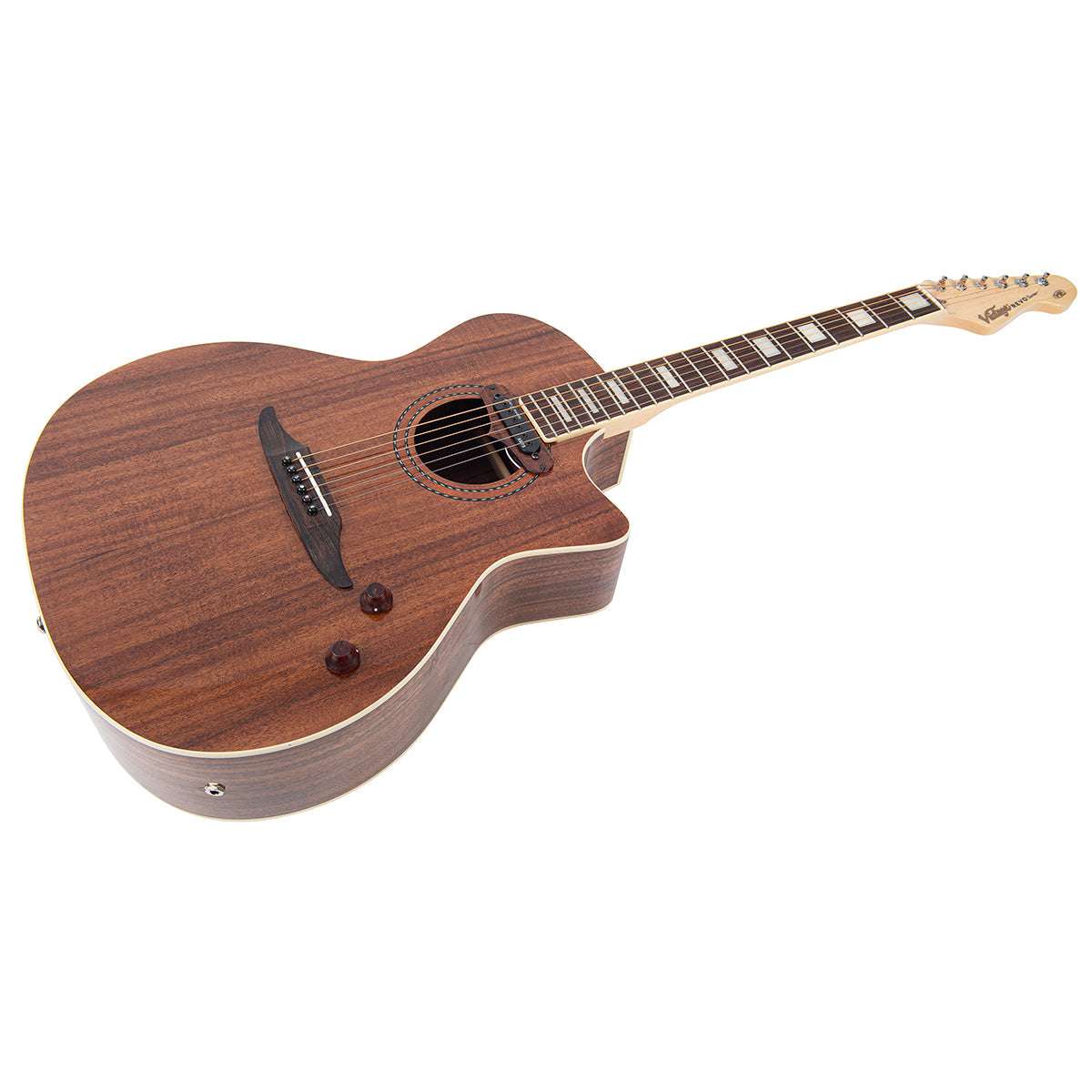 Chitarra elettroacustica vintage REVO ELEKTRA ~ Acacia Silk, in vendita presso Richards Guitars.