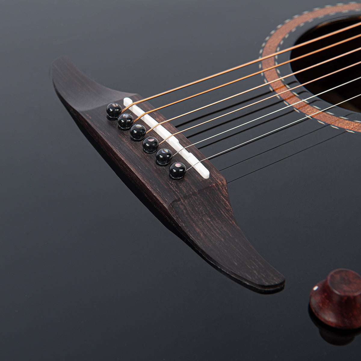 Chitarra elettroacustica vintage REVO ELEKTRA ~ Black Silk, in vendita presso Richards Guitars.
