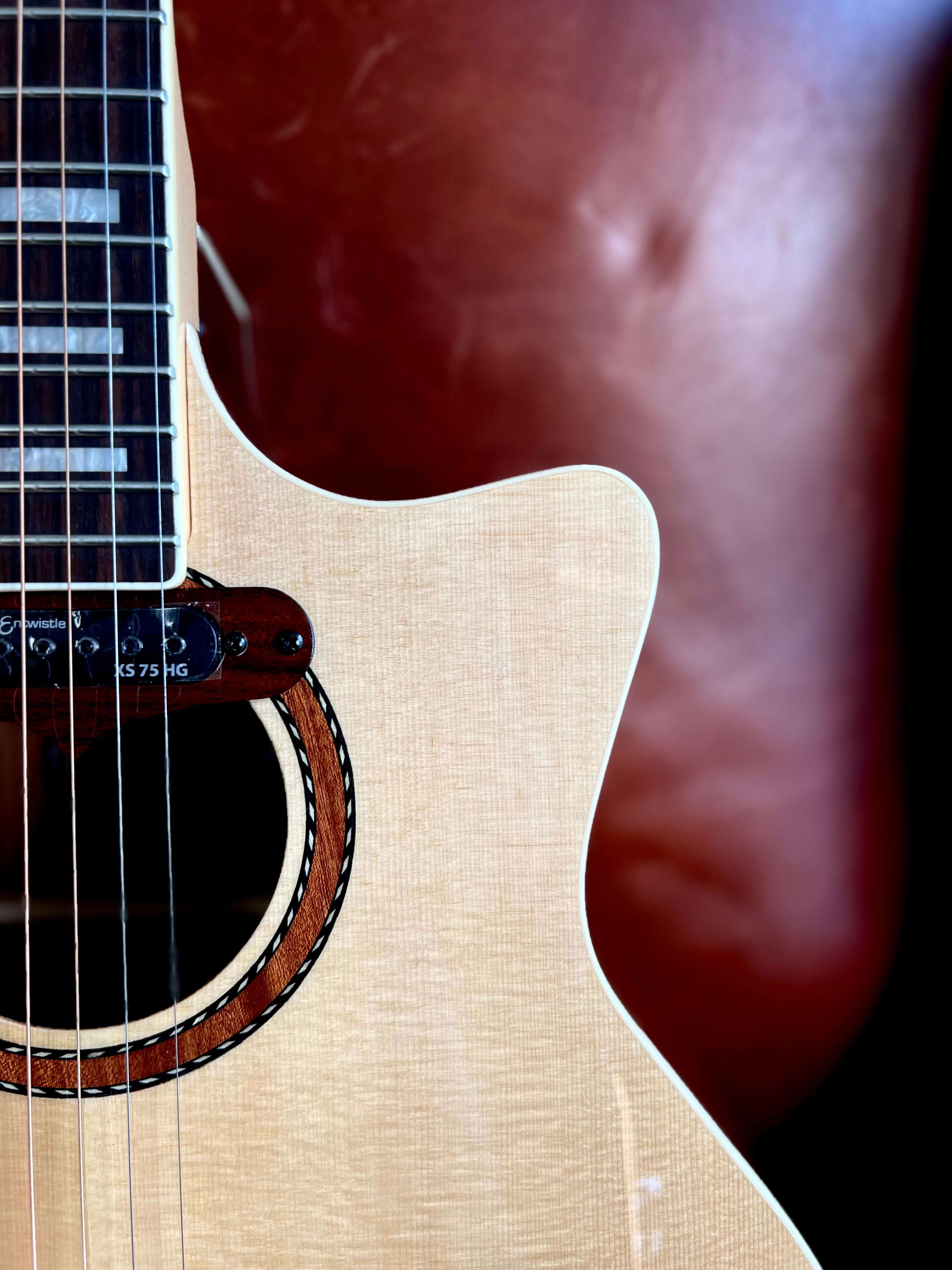 Chitarra elettroacustica vintage REVO ELEKTRA ~ Natural Silk, in vendita presso Richards Guitars.