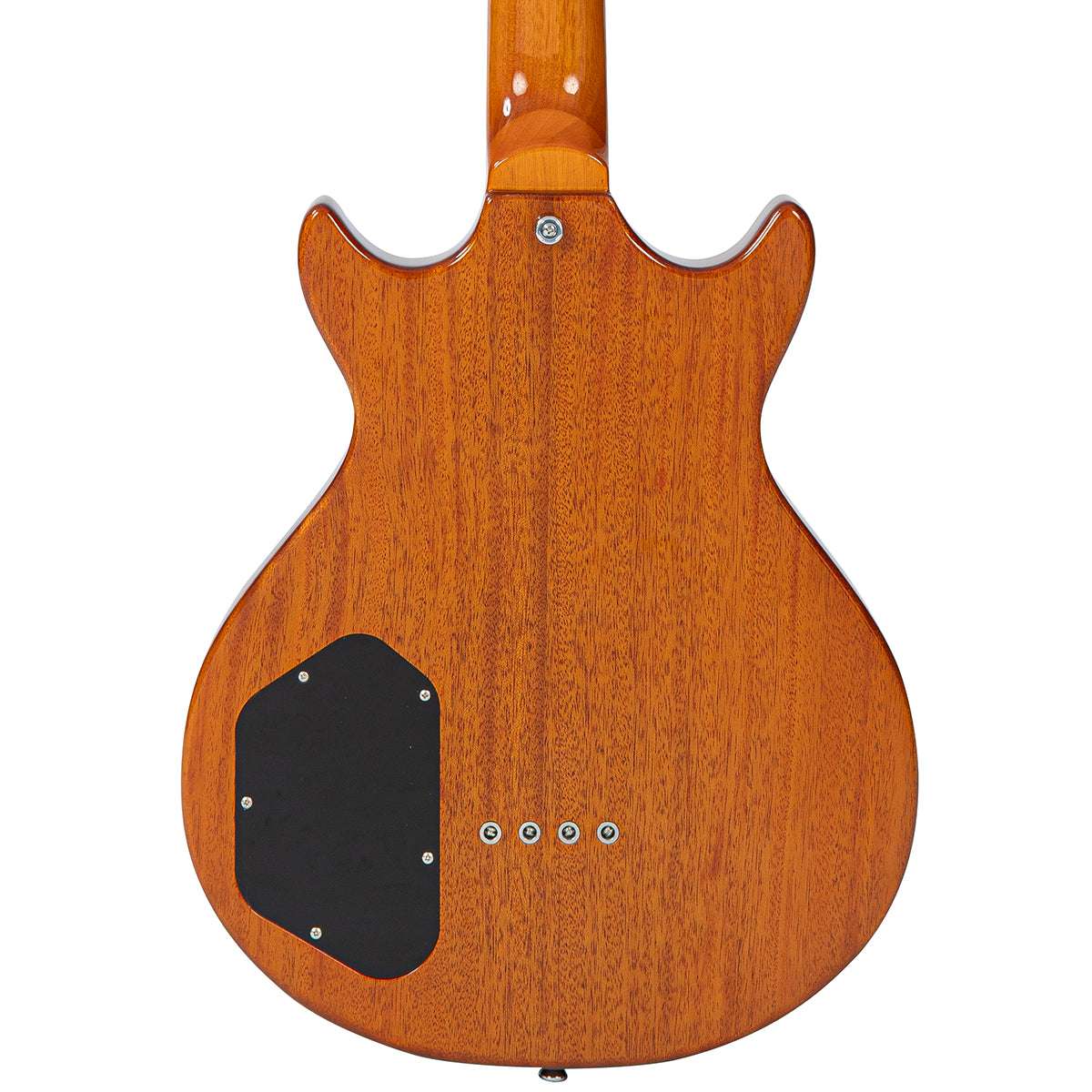 Vintage REVO Series 'Callan' Bass ~ See Thru Honey, Bass Guitar for sale at Richards Guitars.