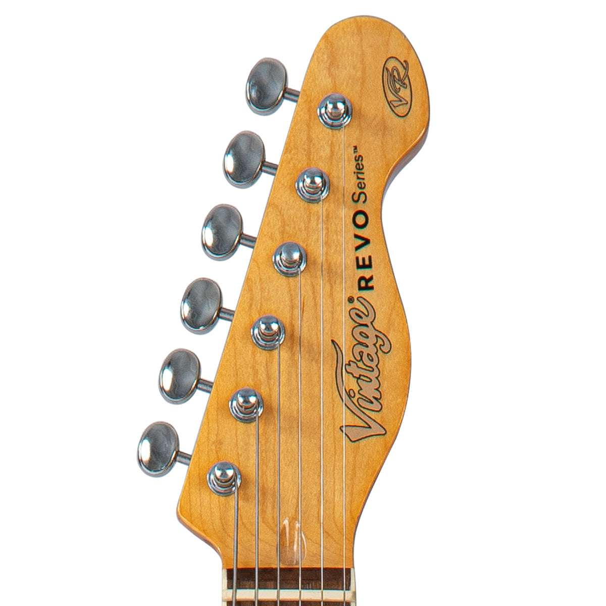 Vintage REVO Series 'Colt' HS Duo Electric Guitar ~ Blueburst, Electric Guitar for sale at Richards Guitars.