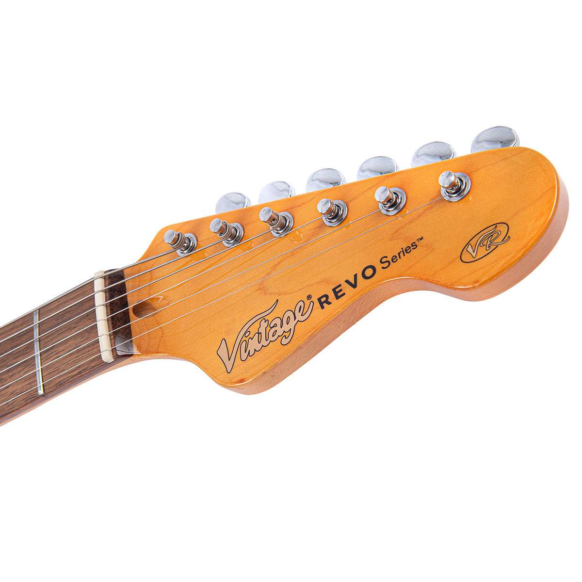 Vintage REVO Series 'Colt SS Twin' Electric Guitar ~ Vintage White, Electric Guitar for sale at Richards Guitars.