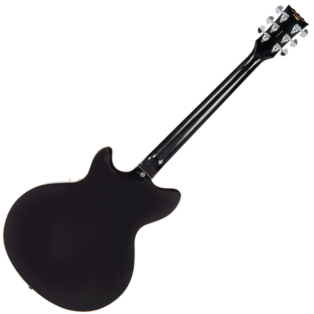Chitarra semiacustica vintage REVO Series 'Custom Supreme Baritone VI' ~ Boulevard Black, Chitarra elettrica in vendita presso Richards Guitars.