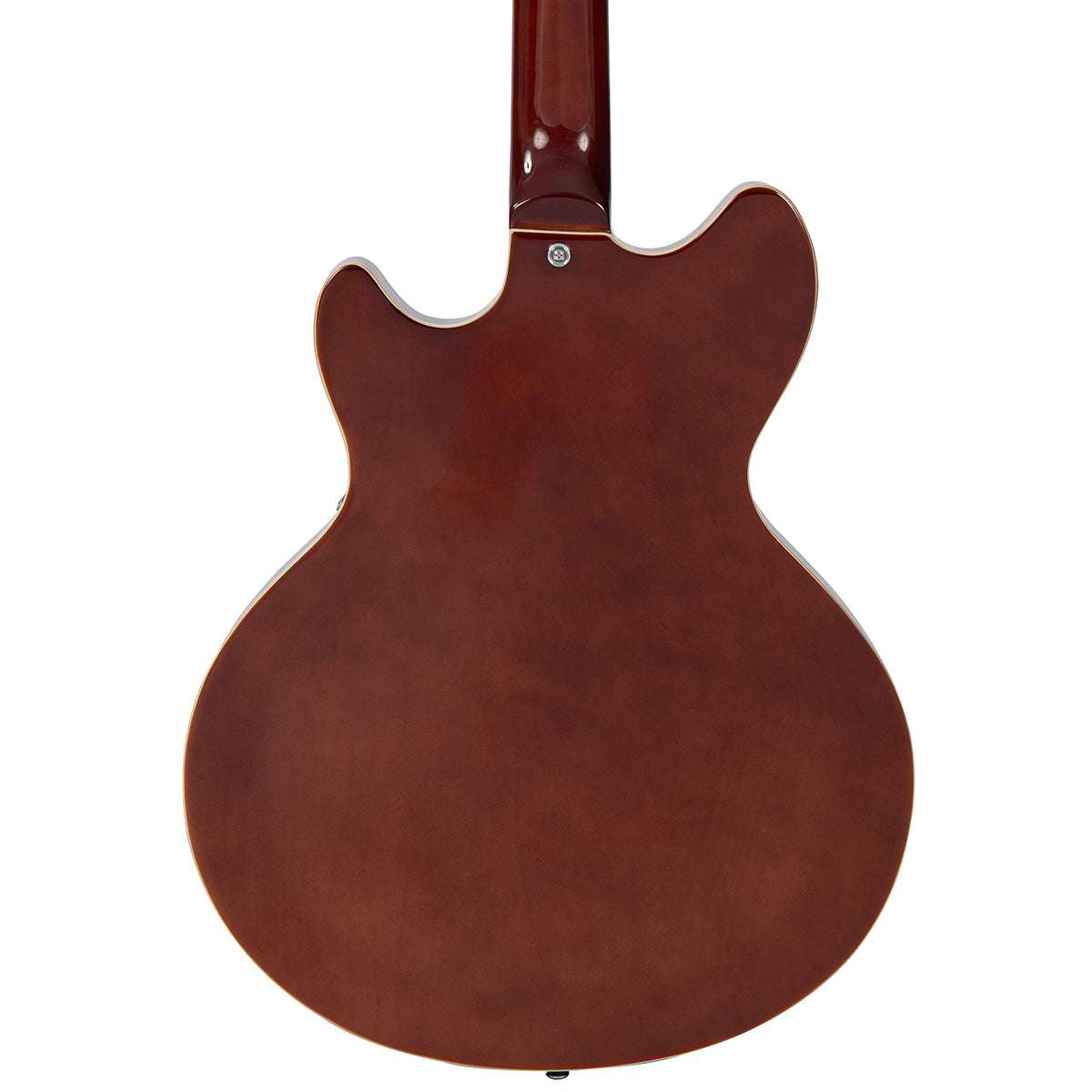 Chitarra semiacustica vintage REVO Series 'Custom Supreme Baritone VI' ~ Tobacco Sunburst, in vendita presso Richards Guitars.