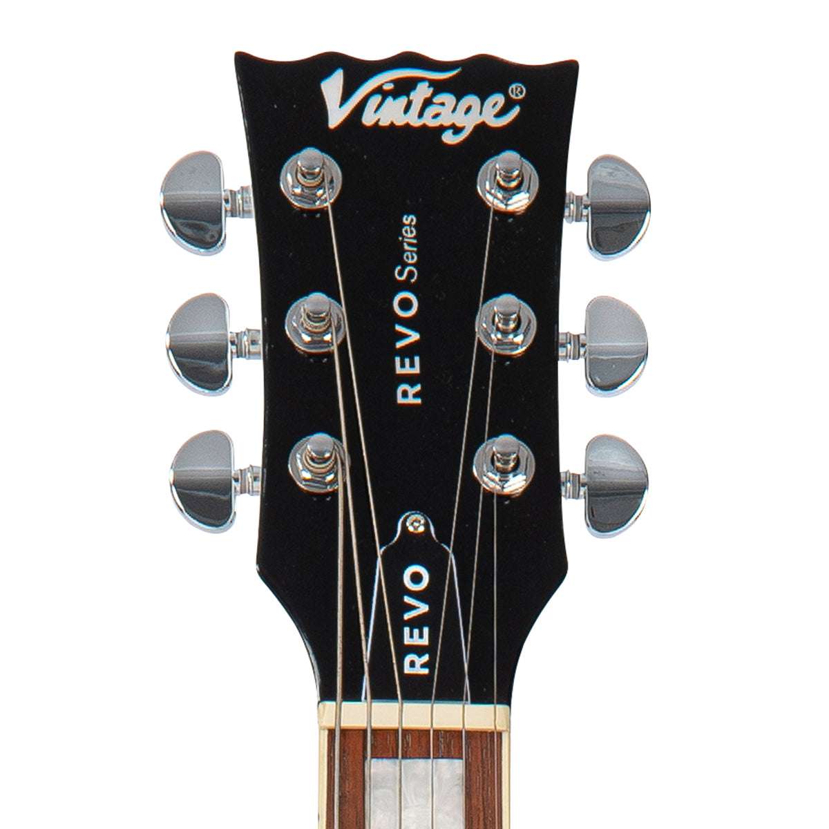 Chitarra semiacustica vintage REVO Series 'Custom Supreme' ~ Arctic White, in vendita presso Richards Guitars.