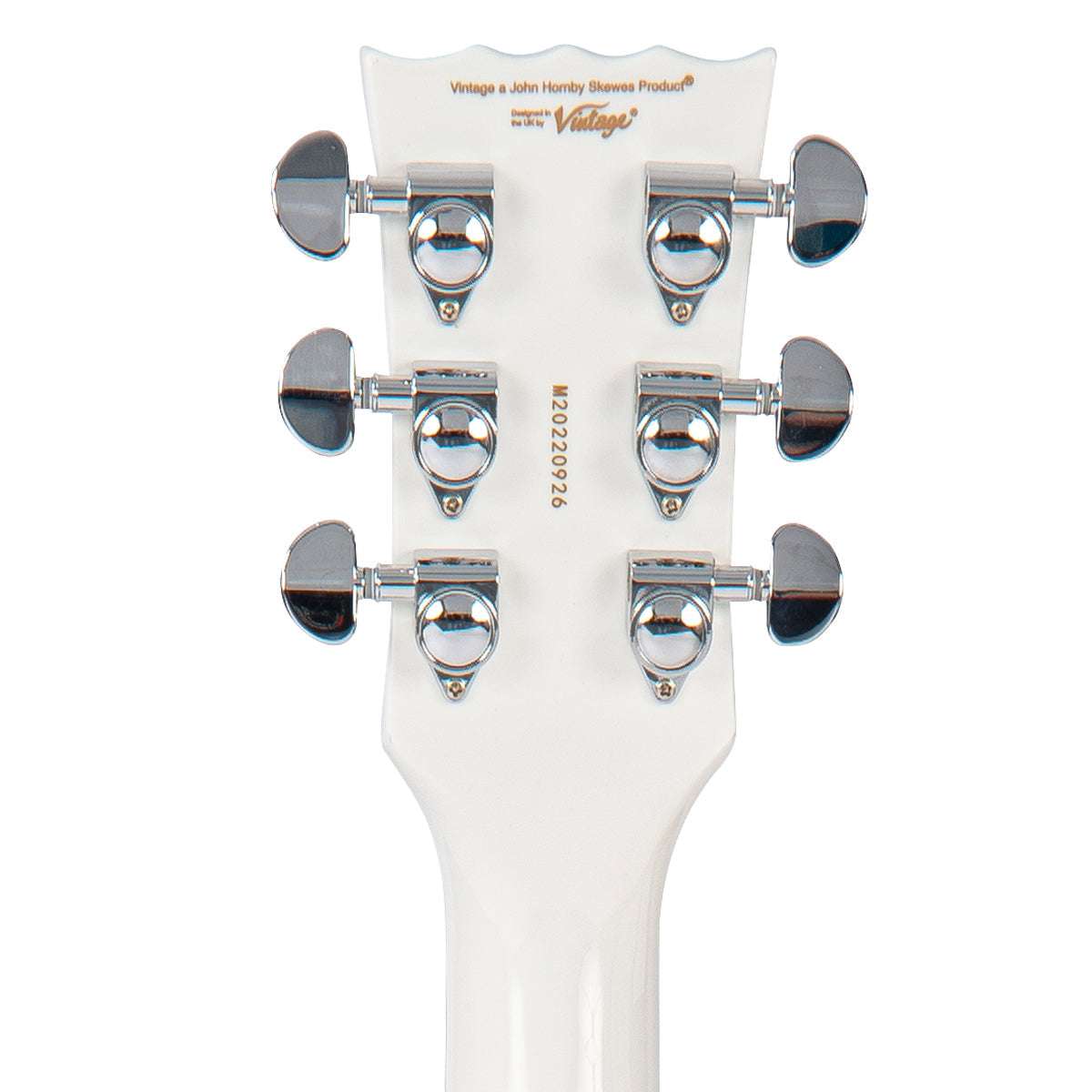 Chitarra semiacustica vintage REVO Series 'Custom Supreme' ~ Arctic White, in vendita presso Richards Guitars.