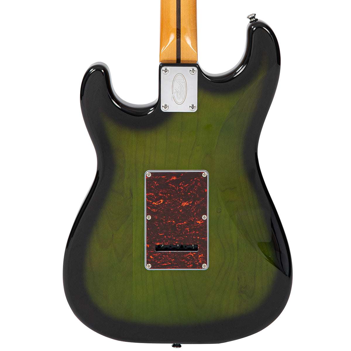 Vintage REVO Series 'Deluxe' Guitar ~ Greenburst, Electric Guitar for sale at Richards Guitars.