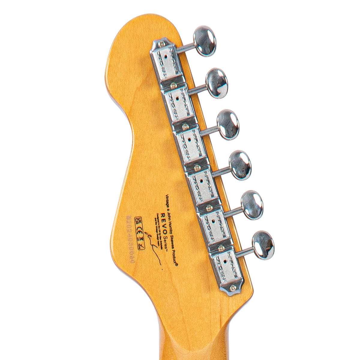 Vintage REVO Series 'Deluxe' Guitar ~ Greenburst, Electric Guitar for sale at Richards Guitars.