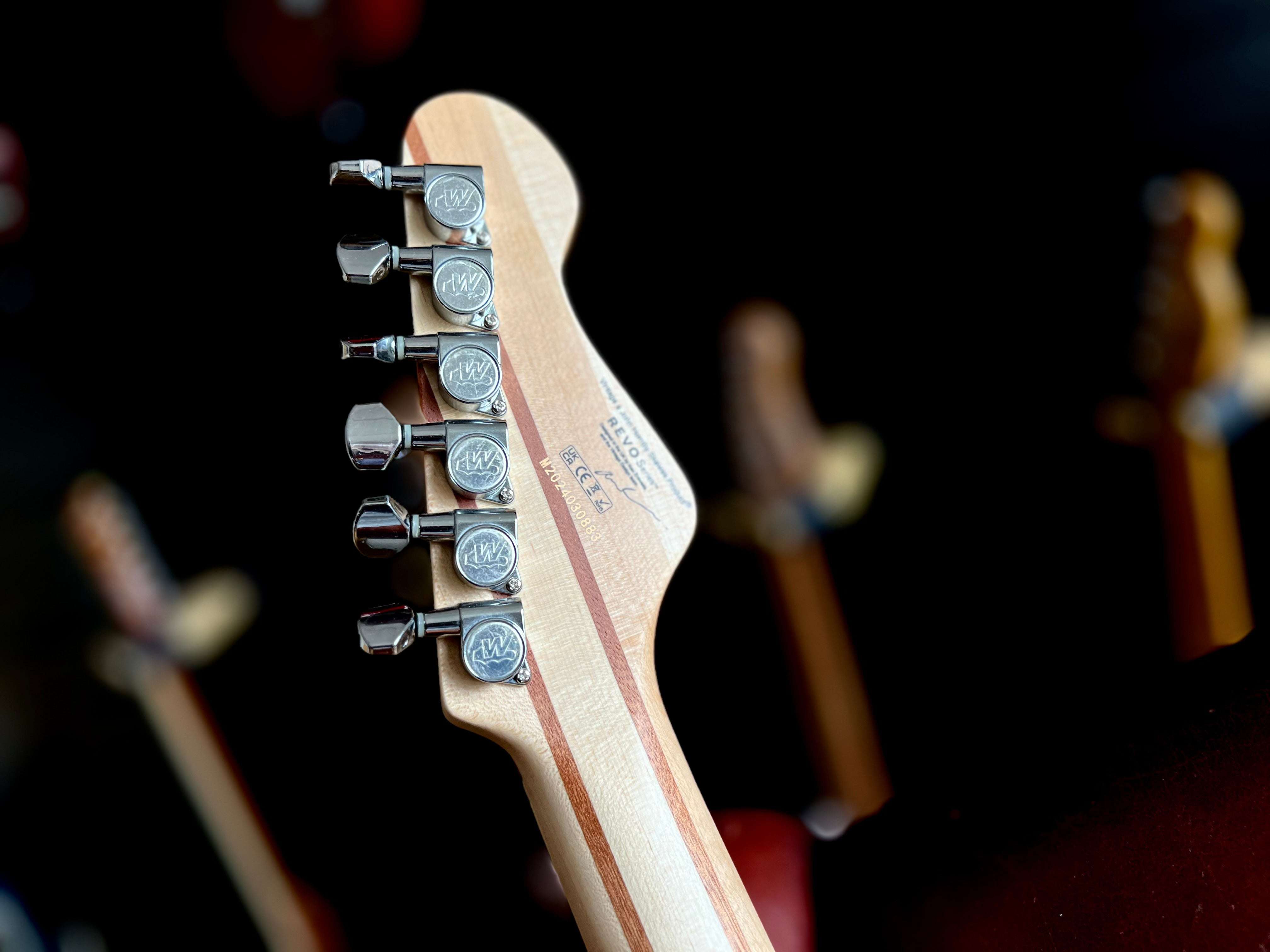 Vintage REVO Series 'Integra' Electric Guitar ~ Satin Natural VRS6500NS, Electric Guitar for sale at Richards Guitars.
