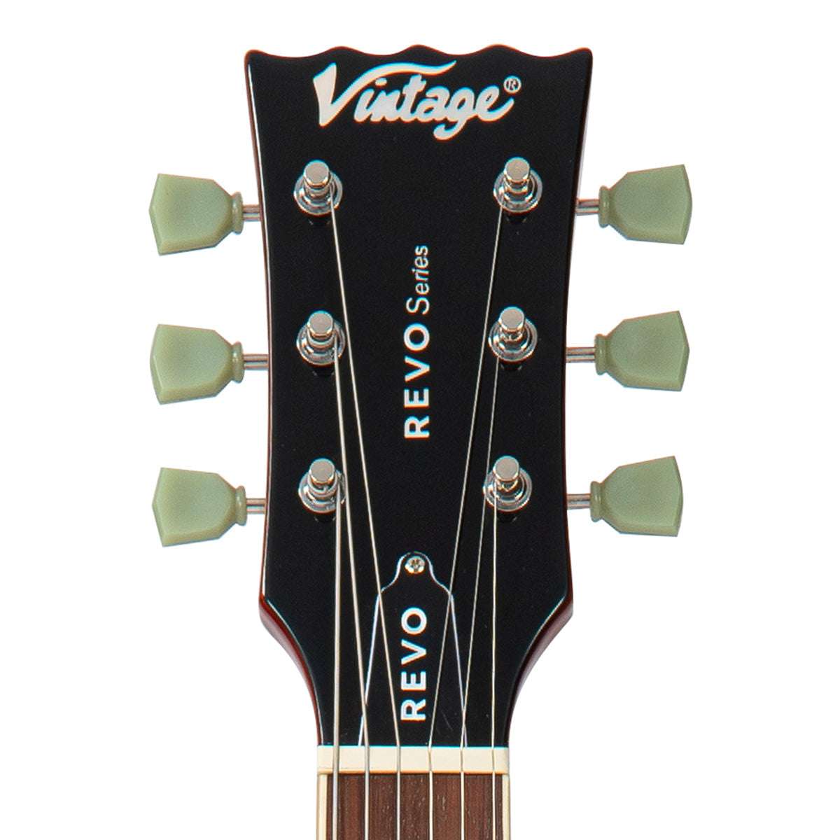 Vintage REVO Series 'Superthin' Electric Guitar ~ Natural, Electric Guitar for sale at Richards Guitars.