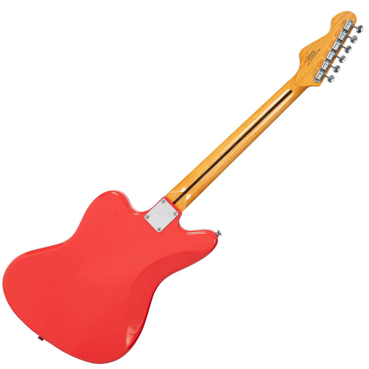 Vintage REVO Series 'Surfmaster 90' Electric Guitar ~ Firenza Red, Electric Guitar for sale at Richards Guitars.