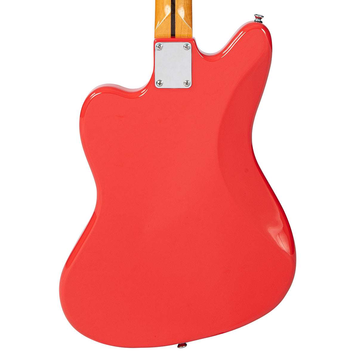 Vintage REVO Series 'Surfmaster 90' Electric Guitar ~ Firenza Red, Electric Guitar for sale at Richards Guitars.