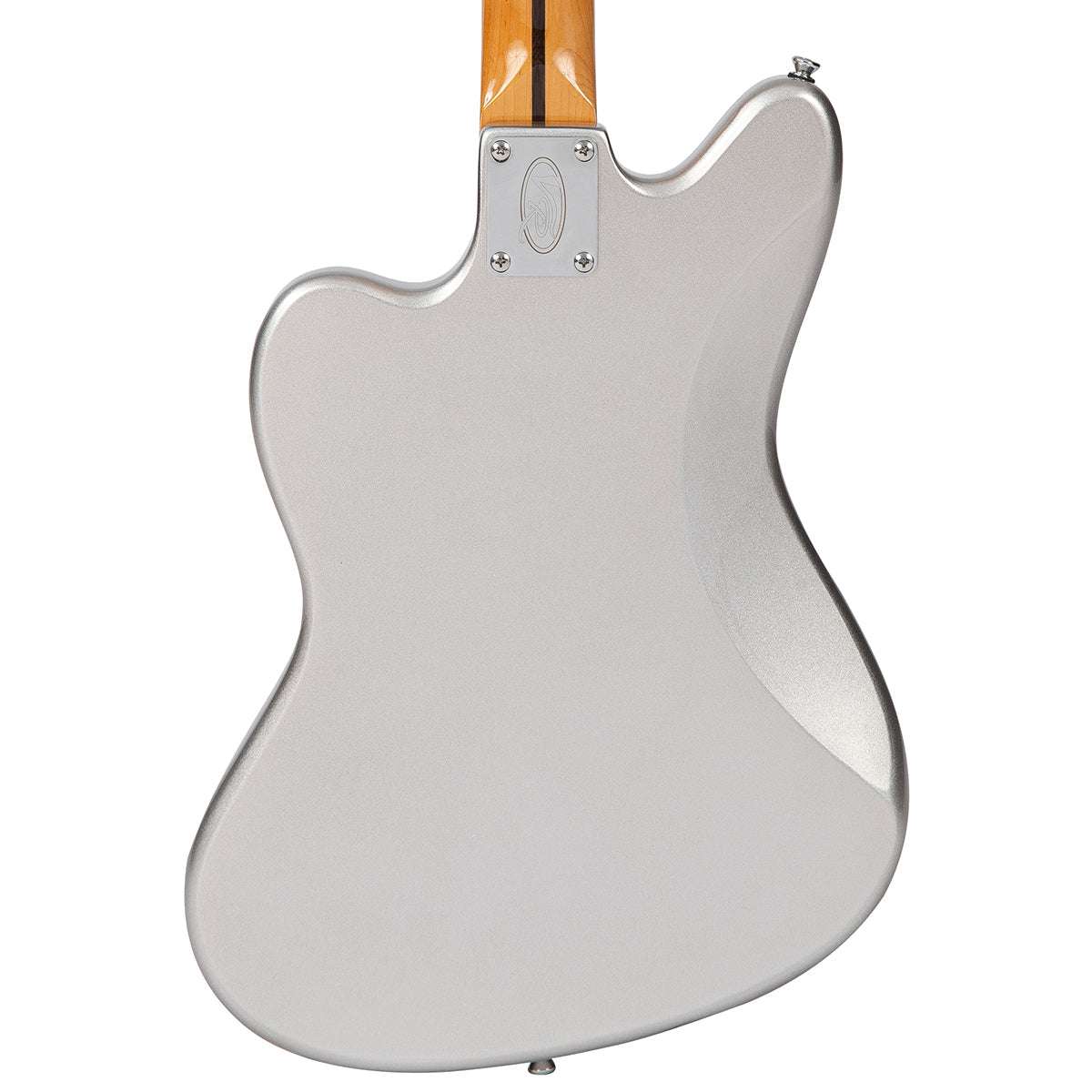 Vintage REVO Series 'Surfmaster 90' Electric Guitar ~ Metallic Silver, Electric Guitar for sale at Richards Guitars.