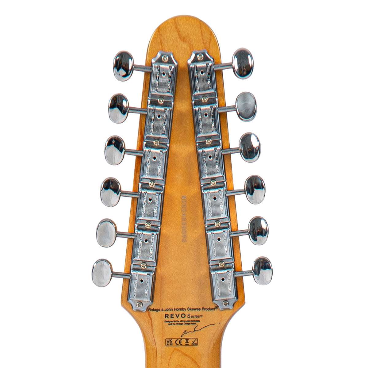 Chitarra elettrica vintage REVO Series 'Surfmaster Thinline 12' ~ RevoGlo, in vendita presso Richards Guitars.